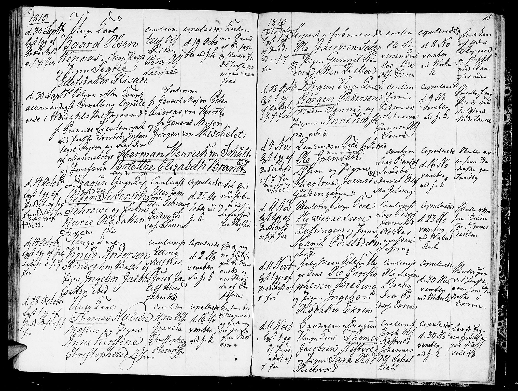 Ministerialprotokoller, klokkerbøker og fødselsregistre - Nord-Trøndelag, AV/SAT-A-1458/723/L0233: Ministerialbok nr. 723A04, 1805-1816, s. 165