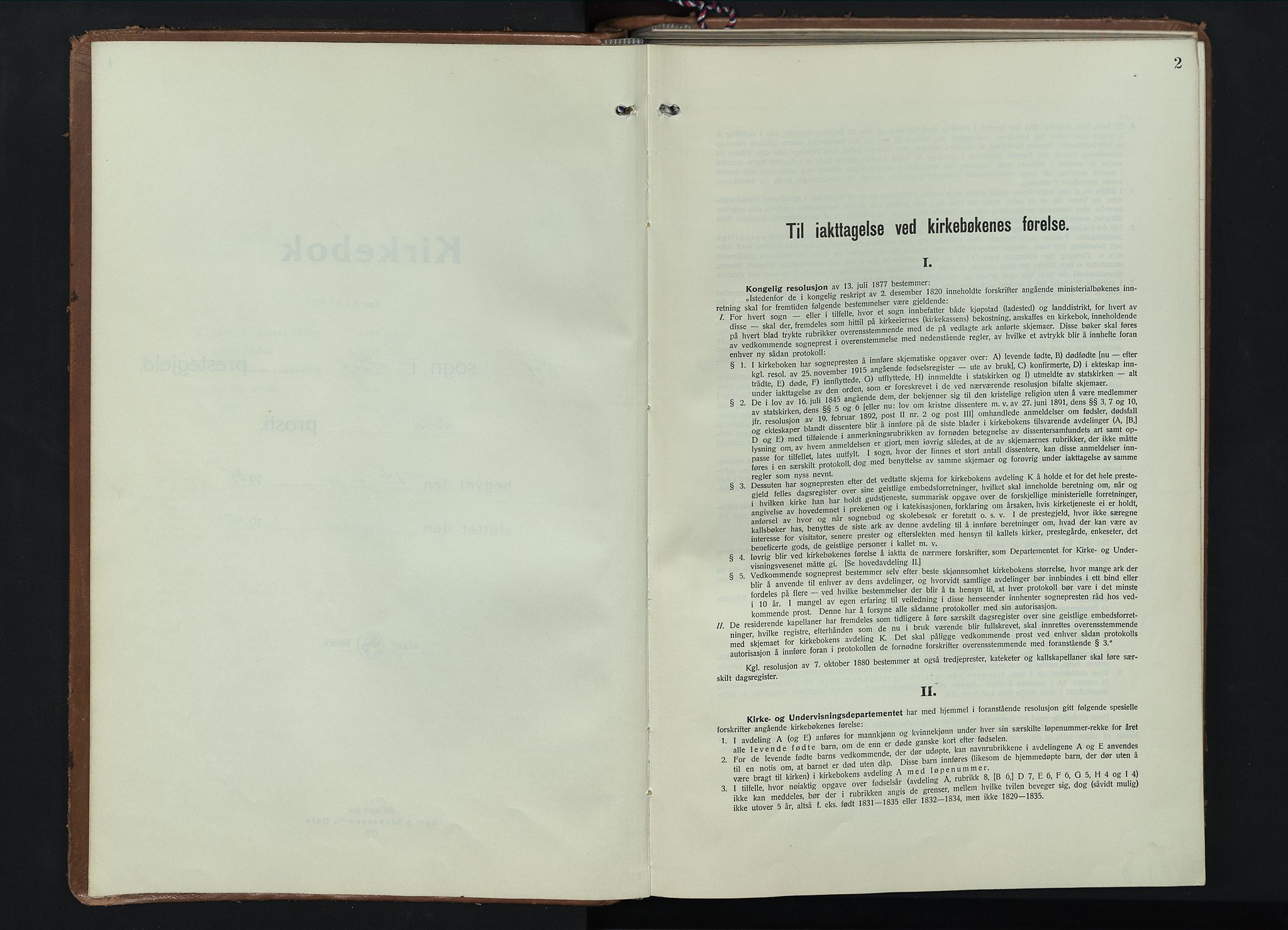 Hof prestekontor, SAH/PREST-038/H/Ha/Hab/L0003: Klokkerbok nr. 3, 1933-1947, s. 2