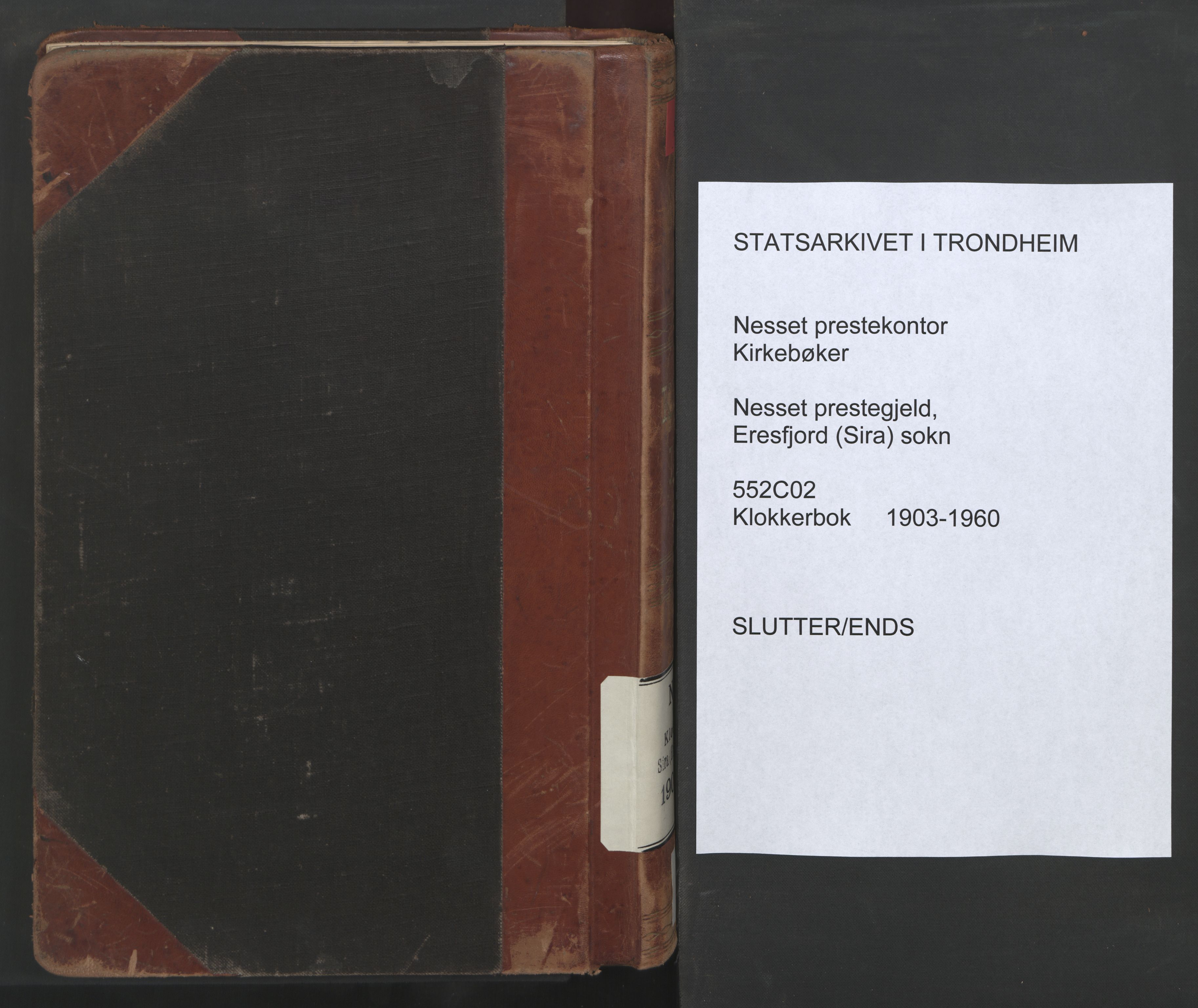 Ministerialprotokoller, klokkerbøker og fødselsregistre - Møre og Romsdal, AV/SAT-A-1454/552/L0639: Klokkerbok nr. 552C02, 1903-1960