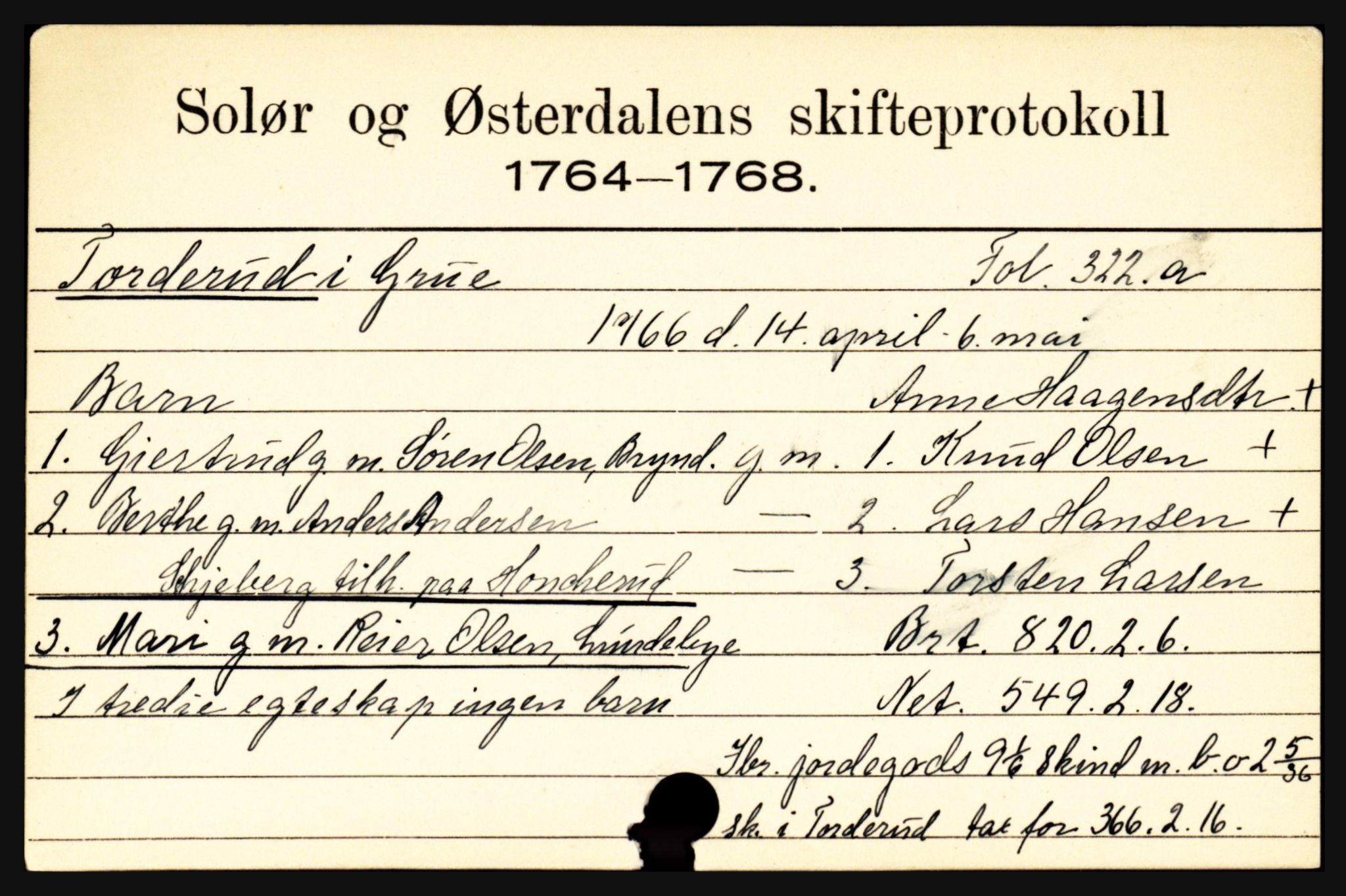 Solør og Østerdalen sorenskriveri, SAH/TING-024/J, 1716-1774, s. 6443