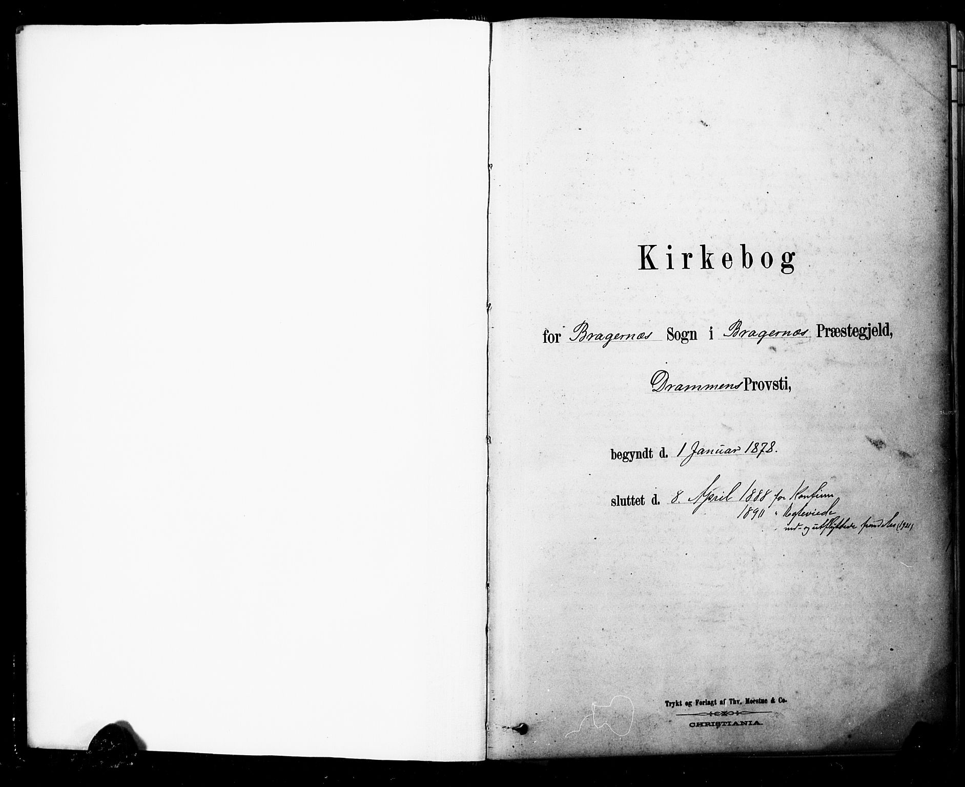 Bragernes kirkebøker, AV/SAKO-A-6/F/Fc/L0005: Ministerialbok nr. III 5, 1878-1890