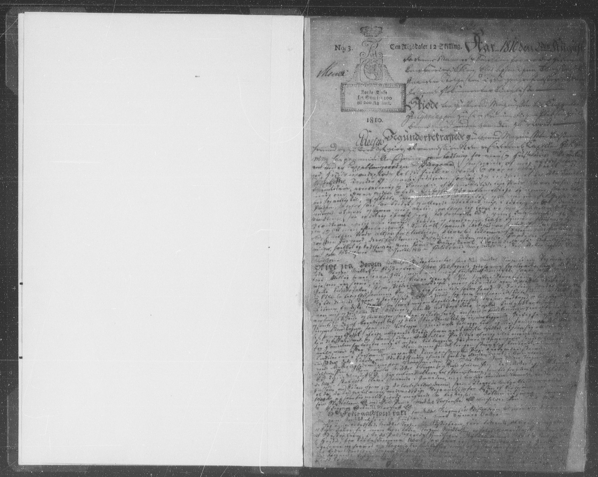 Nord-Hedmark sorenskriveri, SAH/TING-012/H/Hb/Hba/L0003A: Pantebok nr. 3a, 1810-1817, s. 1
