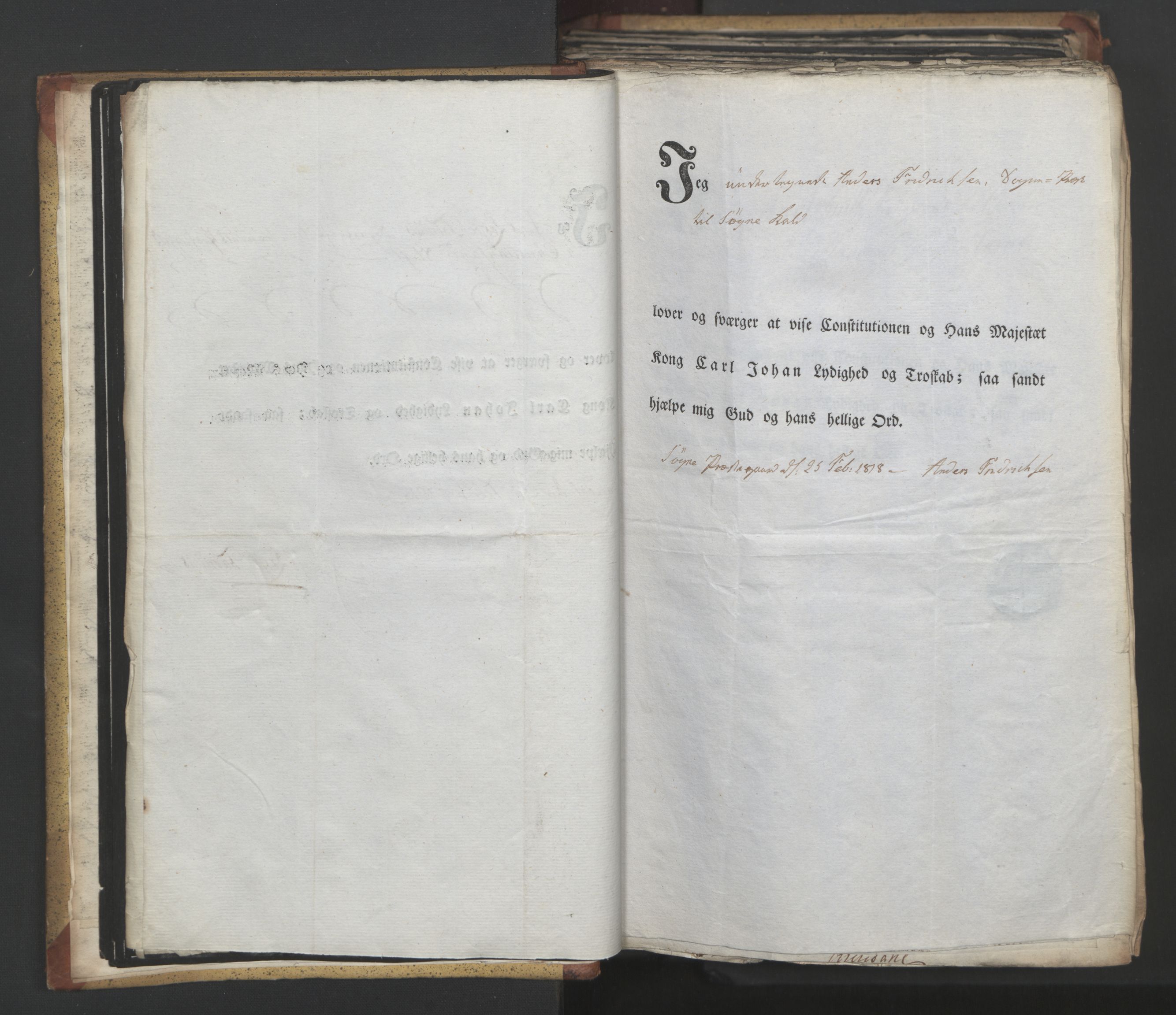 Statsrådsavdelingen i Stockholm, AV/RA-S-1003/D/Da/L0014: Regjeringsinnstillinger nr. 2890-3057, 1818, s. 26