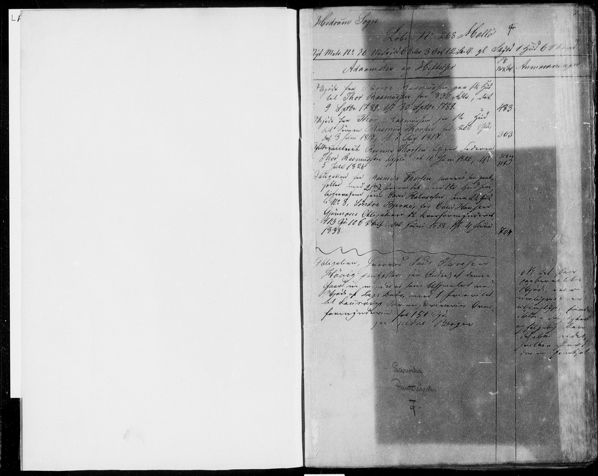 Larvik sorenskriveri, AV/SAKO-A-83/G/Gb/Gbb/L0011: Panteregister nr. I 11, s. 0-1