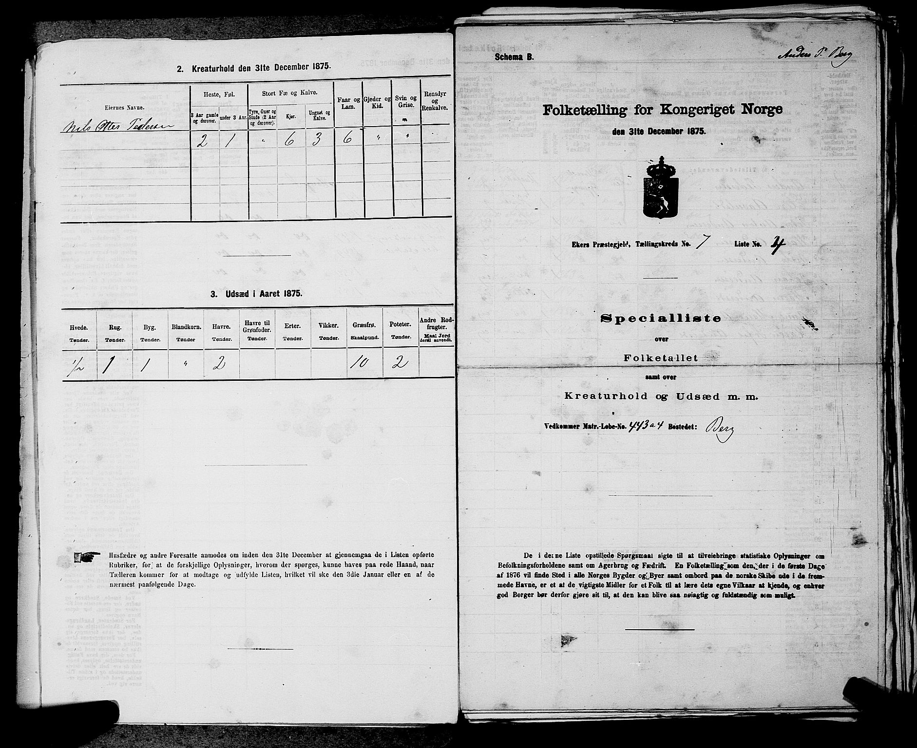 SAKO, Folketelling 1875 for 0624P Eiker prestegjeld, 1875, s. 1281