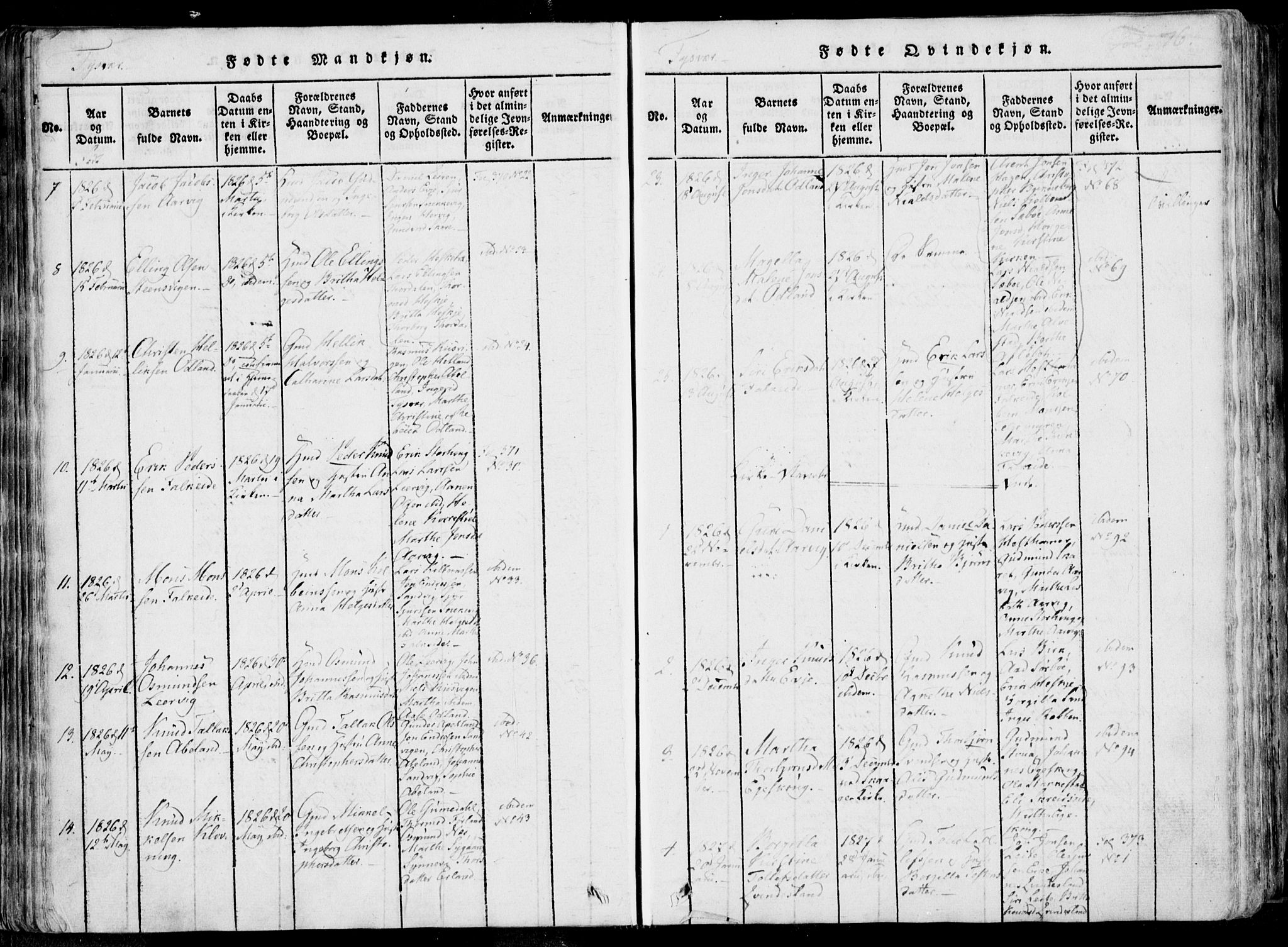 Skjold sokneprestkontor, SAST/A-101847/H/Ha/Haa/L0004: Ministerialbok nr. A 4 /1, 1815-1830, s. 76