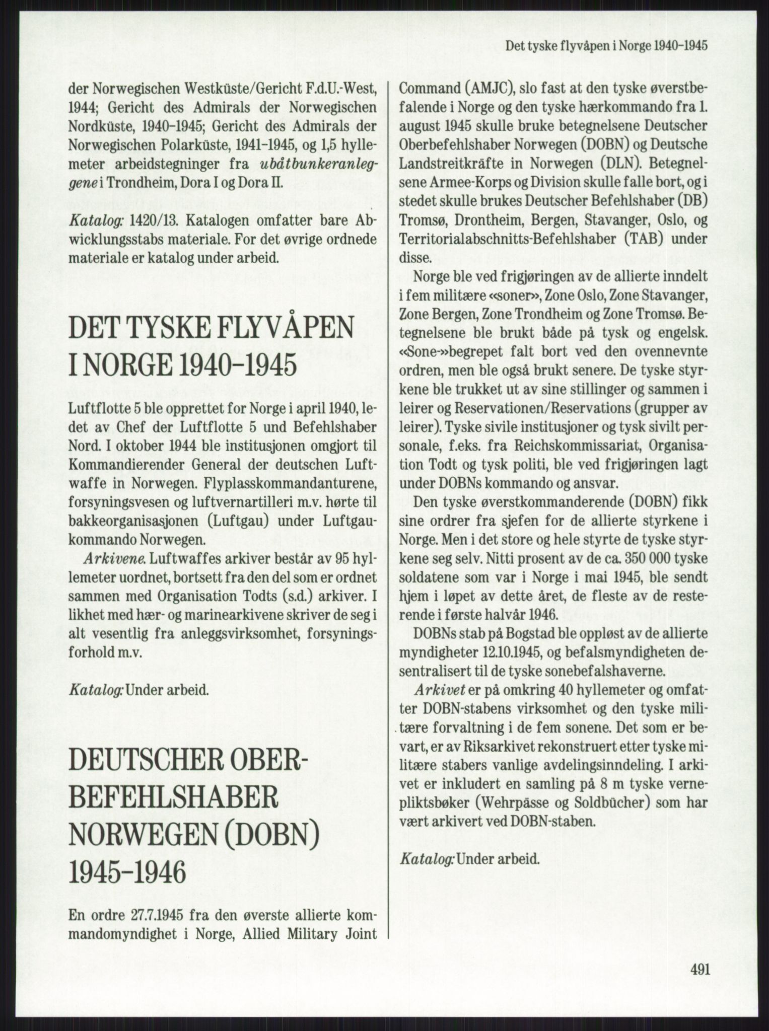 Publikasjoner utgitt av Arkivverket, PUBL/PUBL-001/A/0001: Knut Johannessen, Ole Kolsrud og Dag Mangset (red.): Håndbok for Riksarkivet (1992), 1992, s. 491