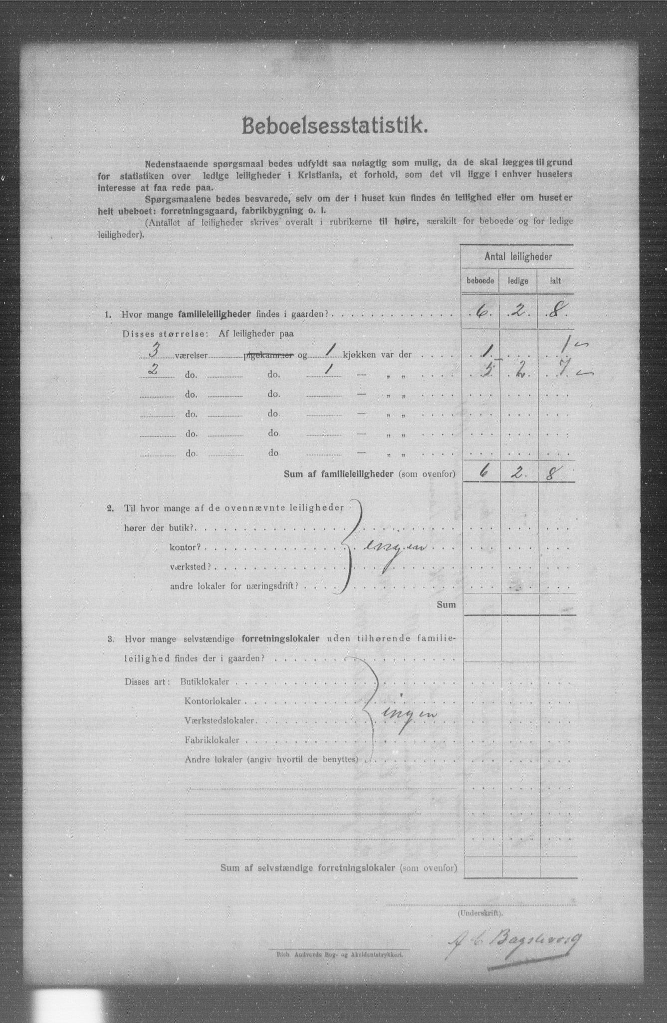 OBA, Kommunal folketelling 31.12.1904 for Kristiania kjøpstad, 1904, s. 7305