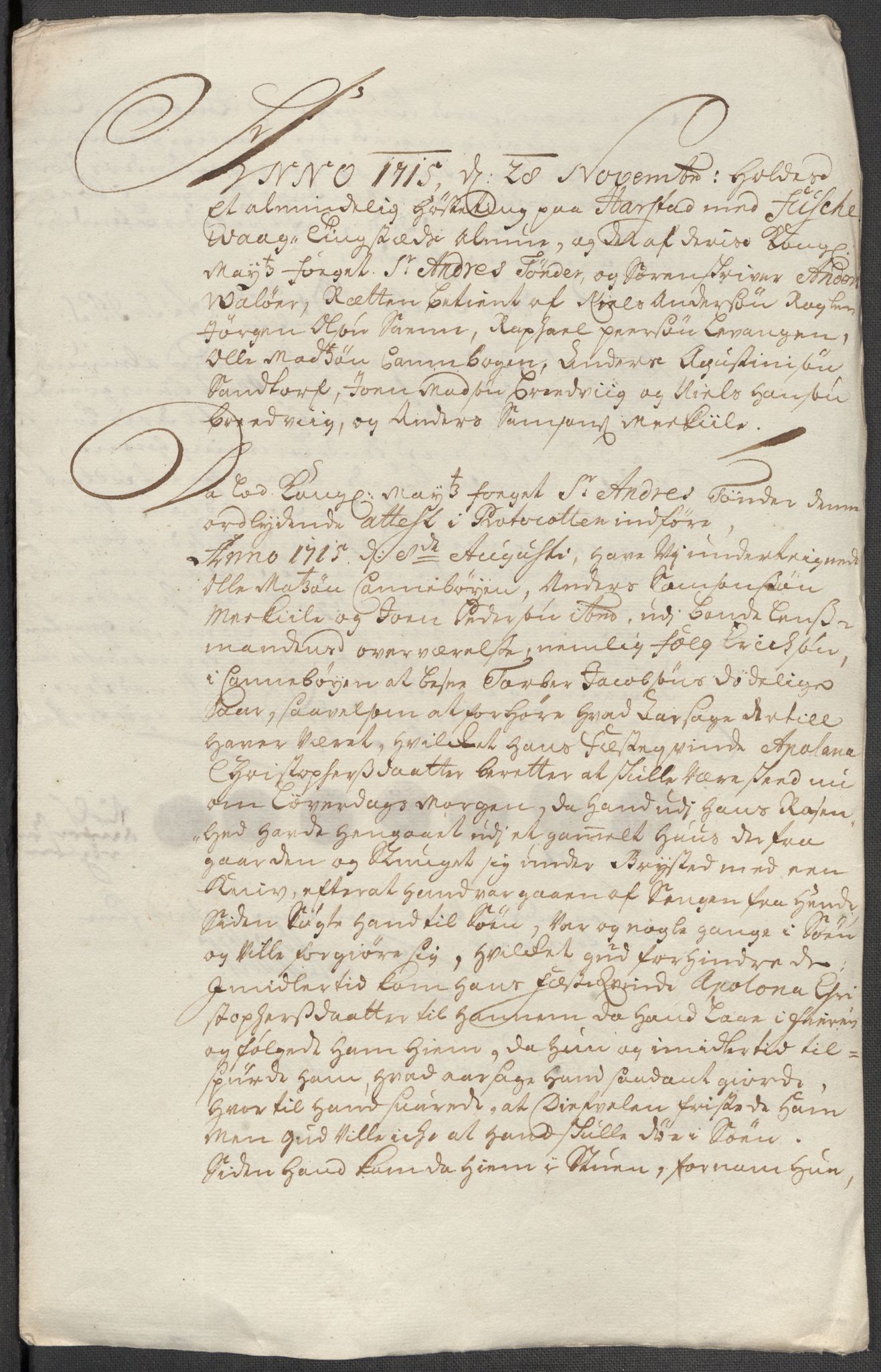 Rentekammeret inntil 1814, Reviderte regnskaper, Fogderegnskap, RA/EA-4092/R68/L4761: Fogderegnskap Senja og Troms, 1715, s. 256