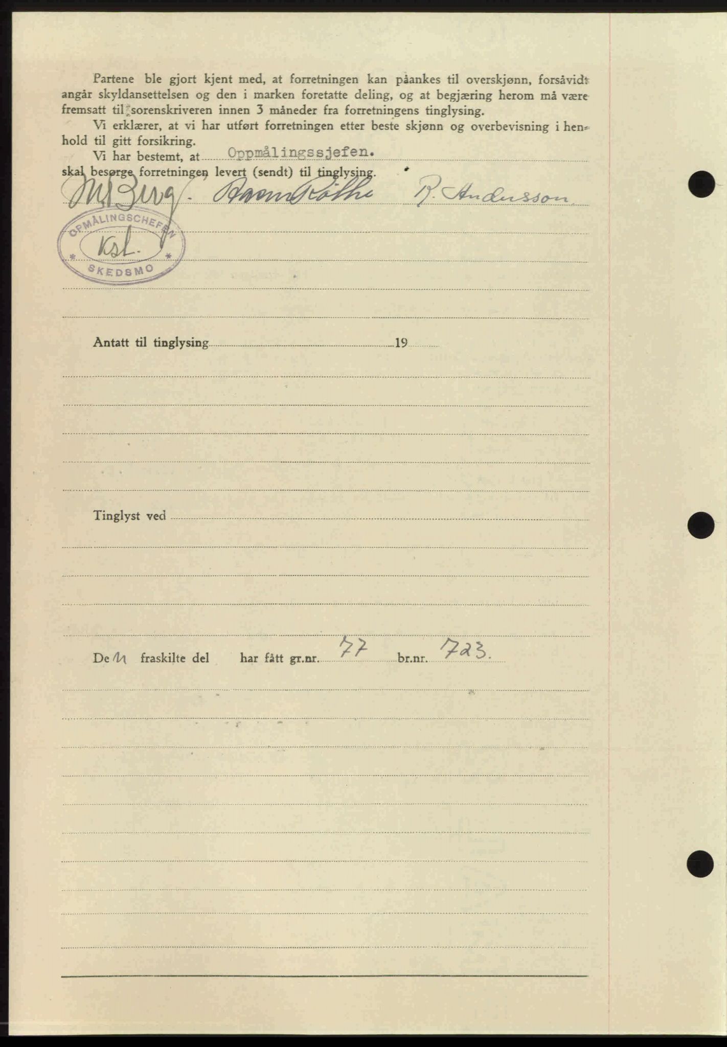 Nedre Romerike sorenskriveri, AV/SAO-A-10469/G/Gb/Gbd/L0017: Pantebok nr. 17, 1946-1946, Dagboknr: 3594/1946