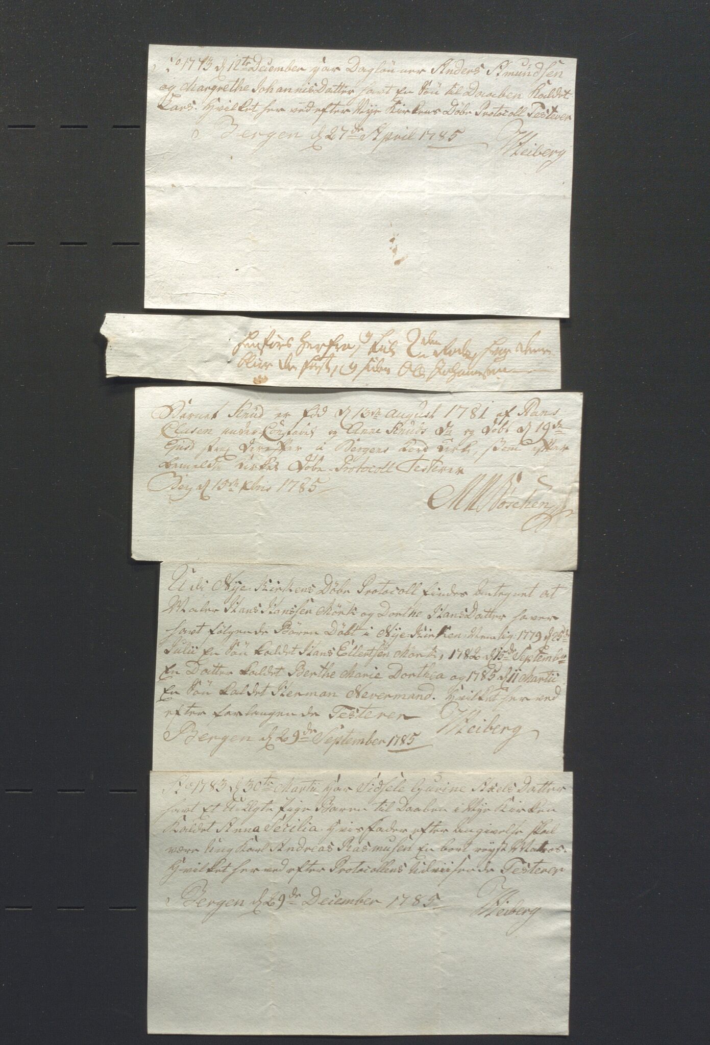 Overfattigkommisjonen i Bergen, AV/SAB-A-89001/F/L0006: Utdelingsbok for fattige i Nykirkesoknet, 1781-1785