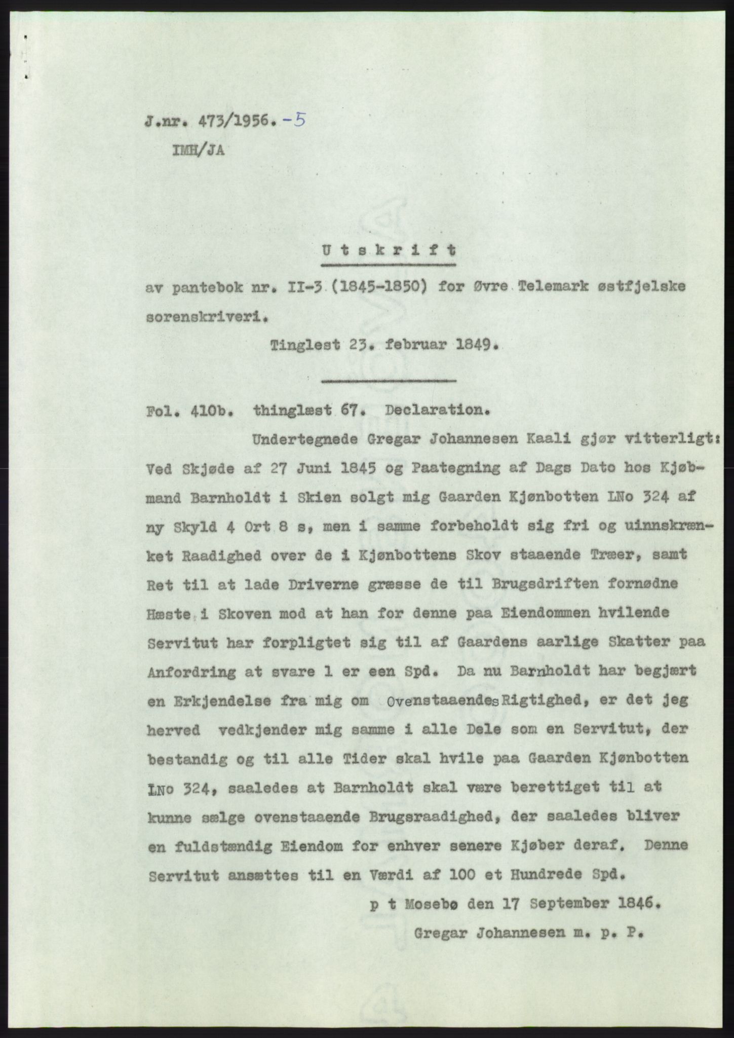 Statsarkivet i Kongsberg, SAKO/A-0001, 1956, s. 82