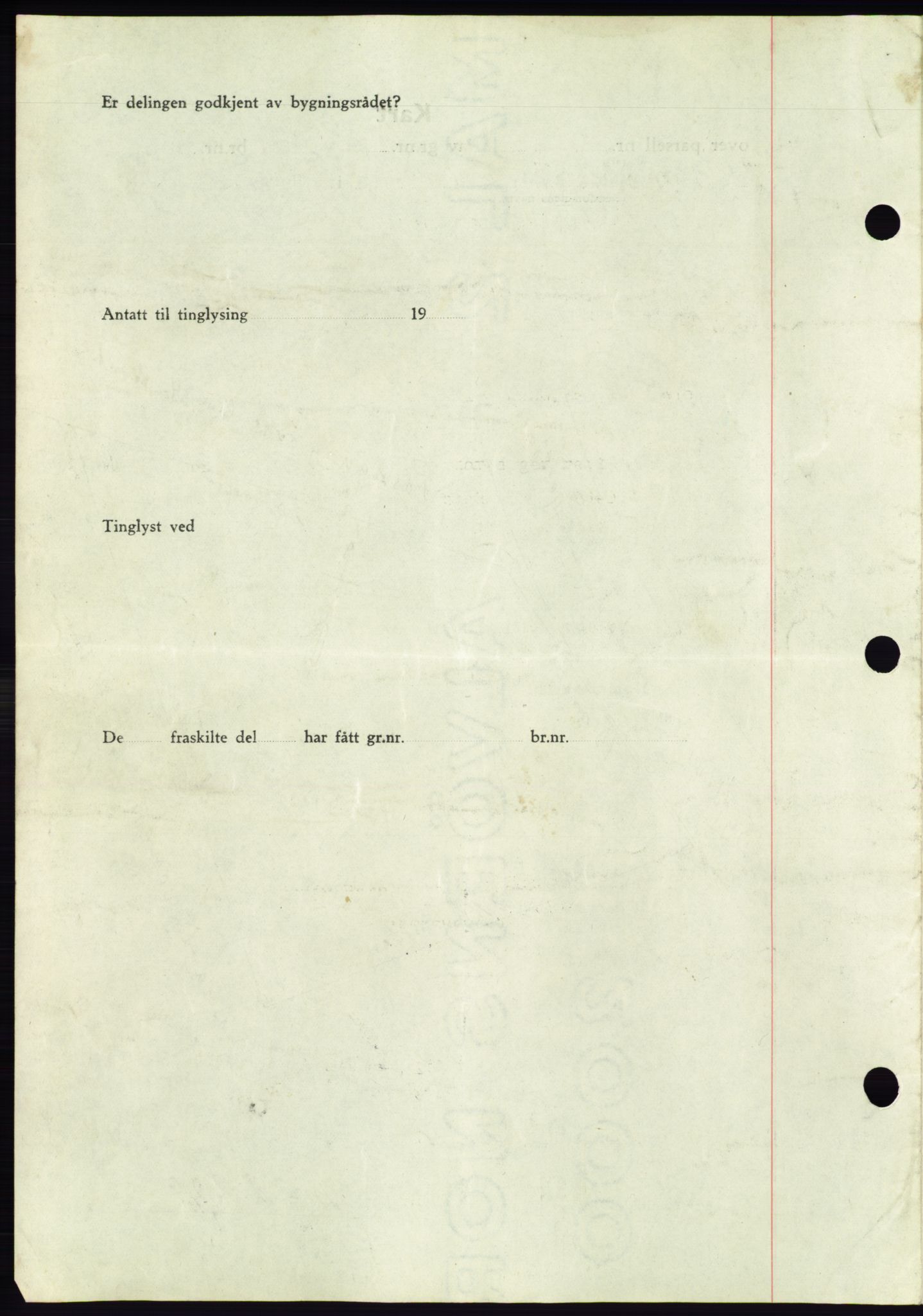 Søre Sunnmøre sorenskriveri, AV/SAT-A-4122/1/2/2C/L0075: Pantebok nr. 1A, 1943-1943, Dagboknr: 396/1943