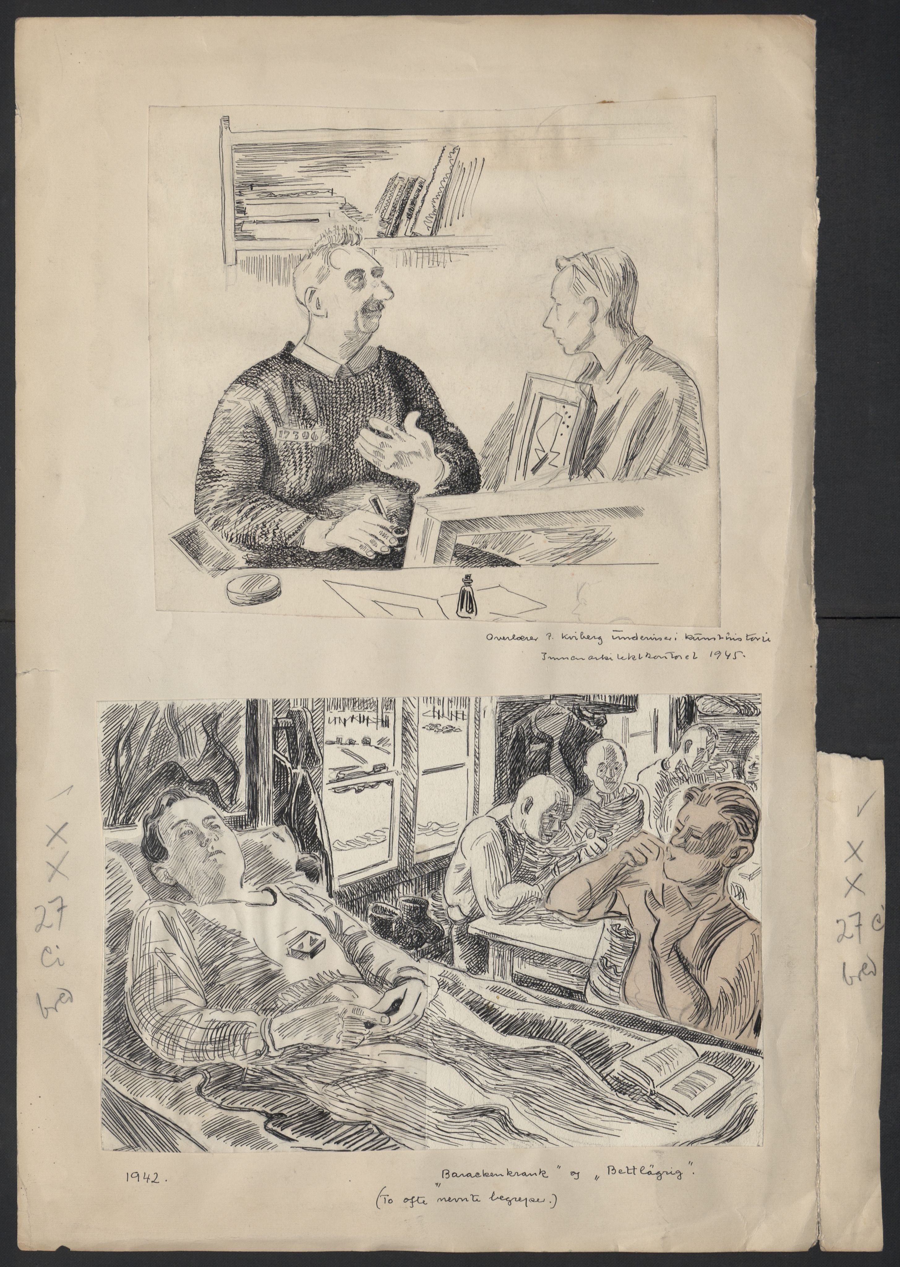 Grøgaard, Joachim, AV/RA-PA-1773/F/L0004: Tegninger og tekster, 1942-1945, s. 46