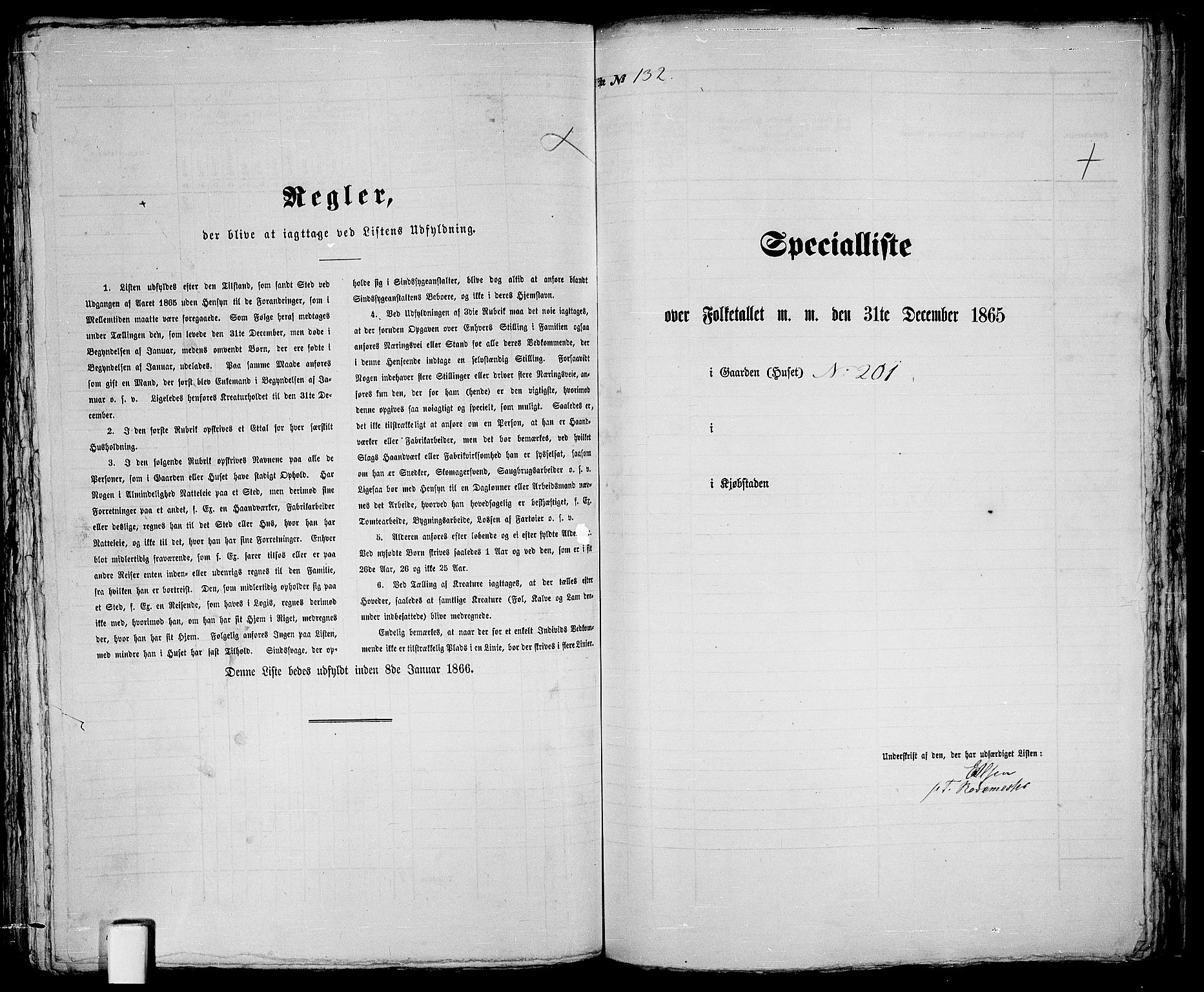 RA, Folketelling 1865 for 0902B Holt prestegjeld, Tvedestrand ladested, 1865, s. 270