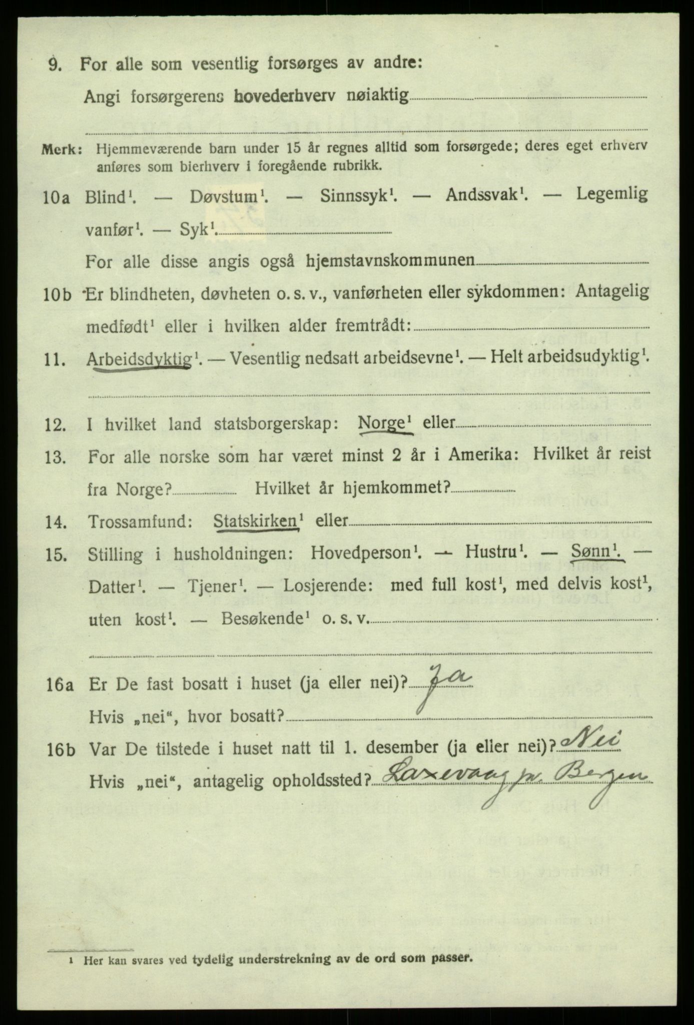 SAB, Folketelling 1920 for 1257 Alversund herred, 1920, s. 4905