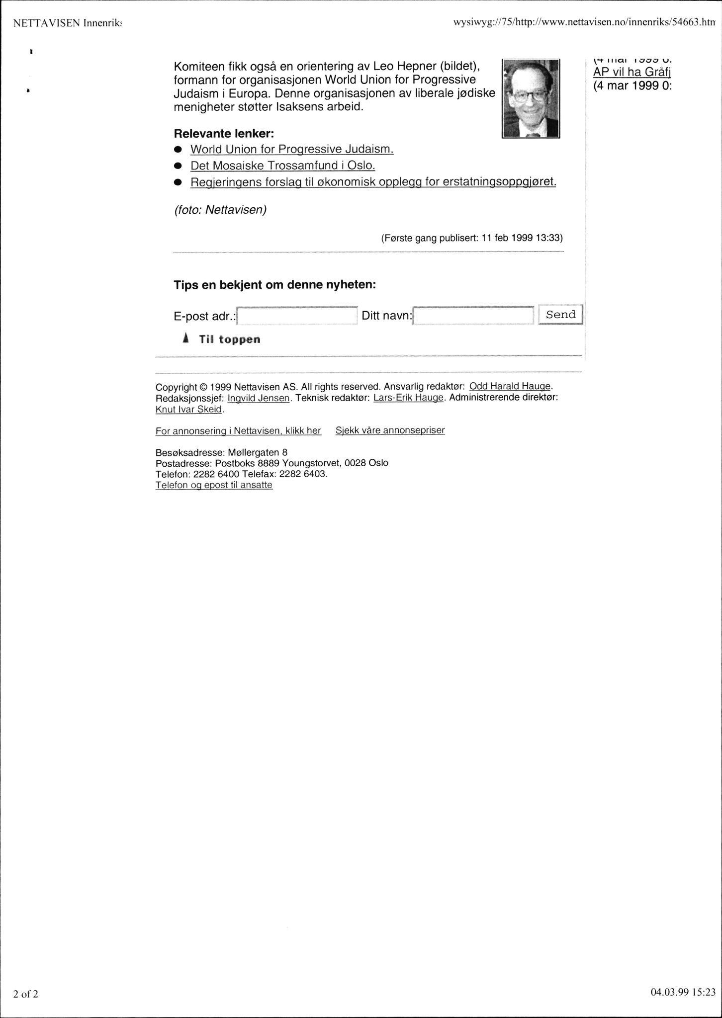 Justisdepartementet, Sivilavdelingen (RA/S-6490), RA/-, 1995-1997, s. 330