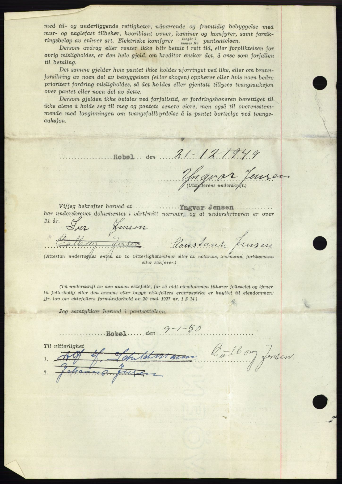 Moss sorenskriveri, SAO/A-10168: Pantebok nr. B23, 1949-1950, Dagboknr: 90/1950
