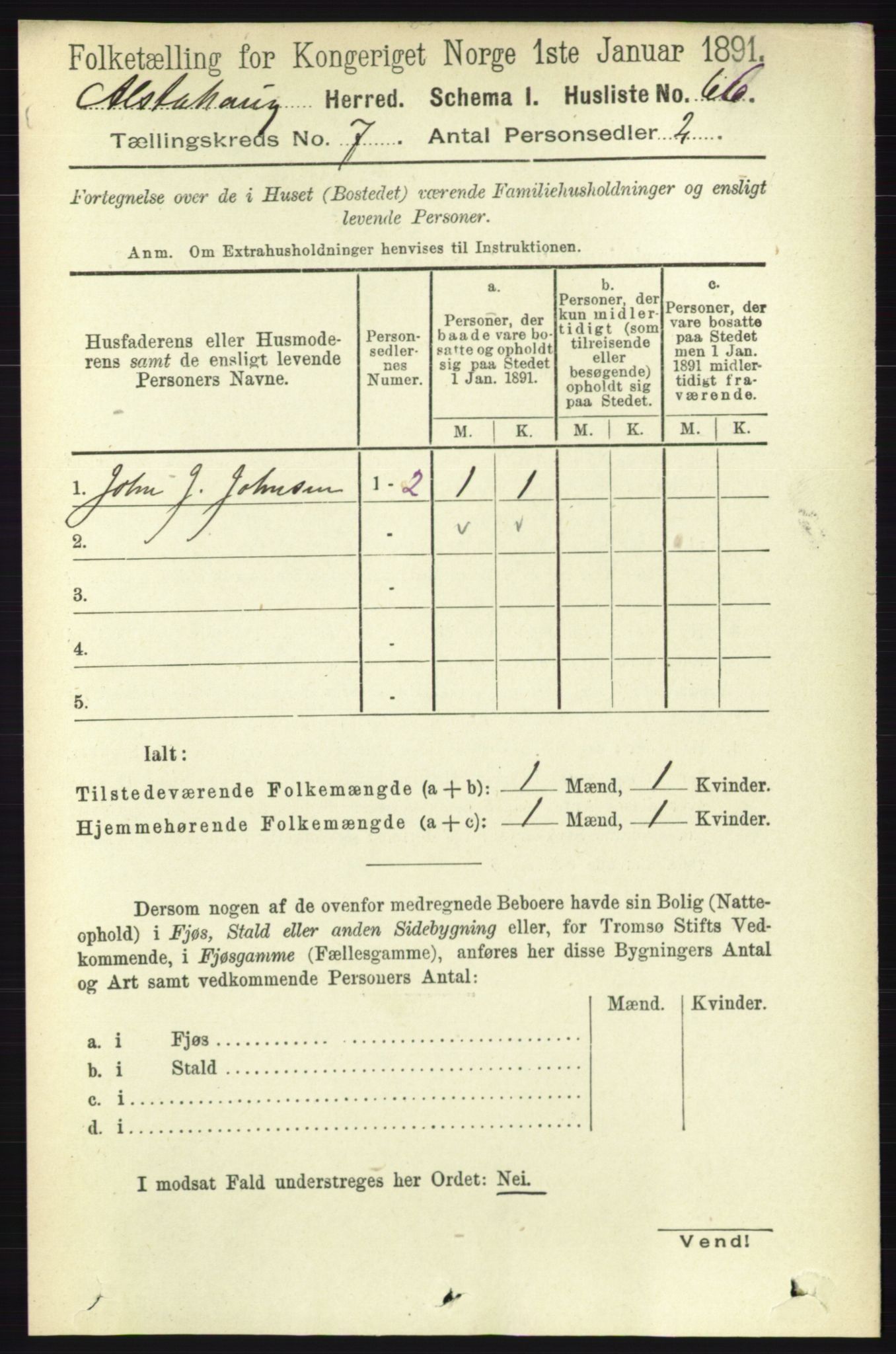 RA, Folketelling 1891 for 1820 Alstahaug herred, 1891, s. 2471