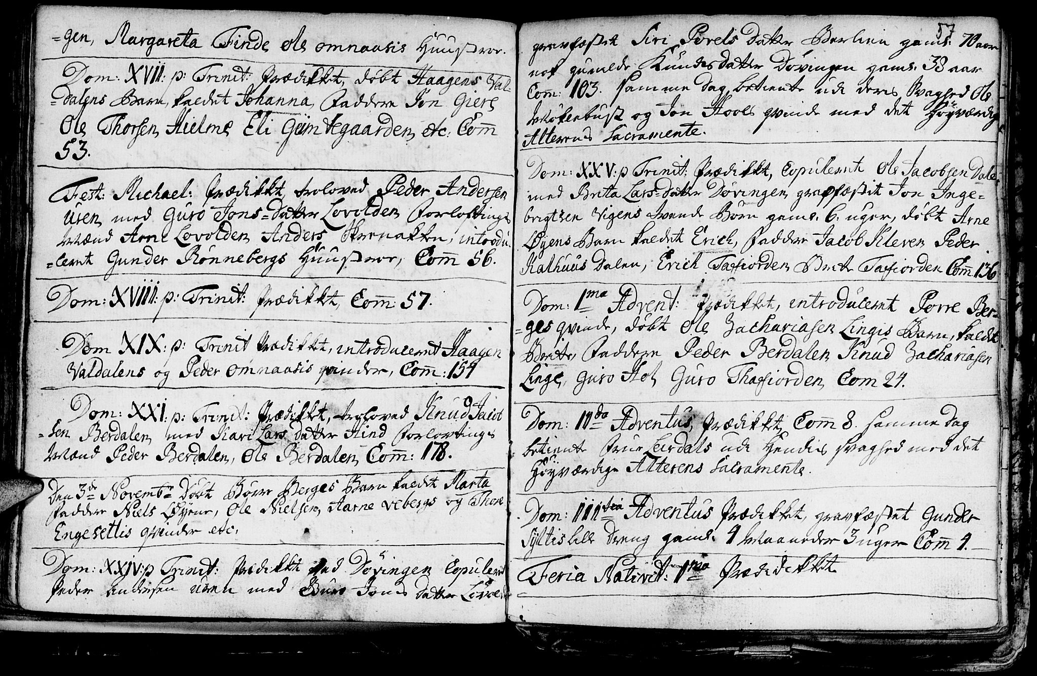 Ministerialprotokoller, klokkerbøker og fødselsregistre - Møre og Romsdal, AV/SAT-A-1454/519/L0240: Ministerialbok nr. 519A01 /1, 1736-1760, s. 57