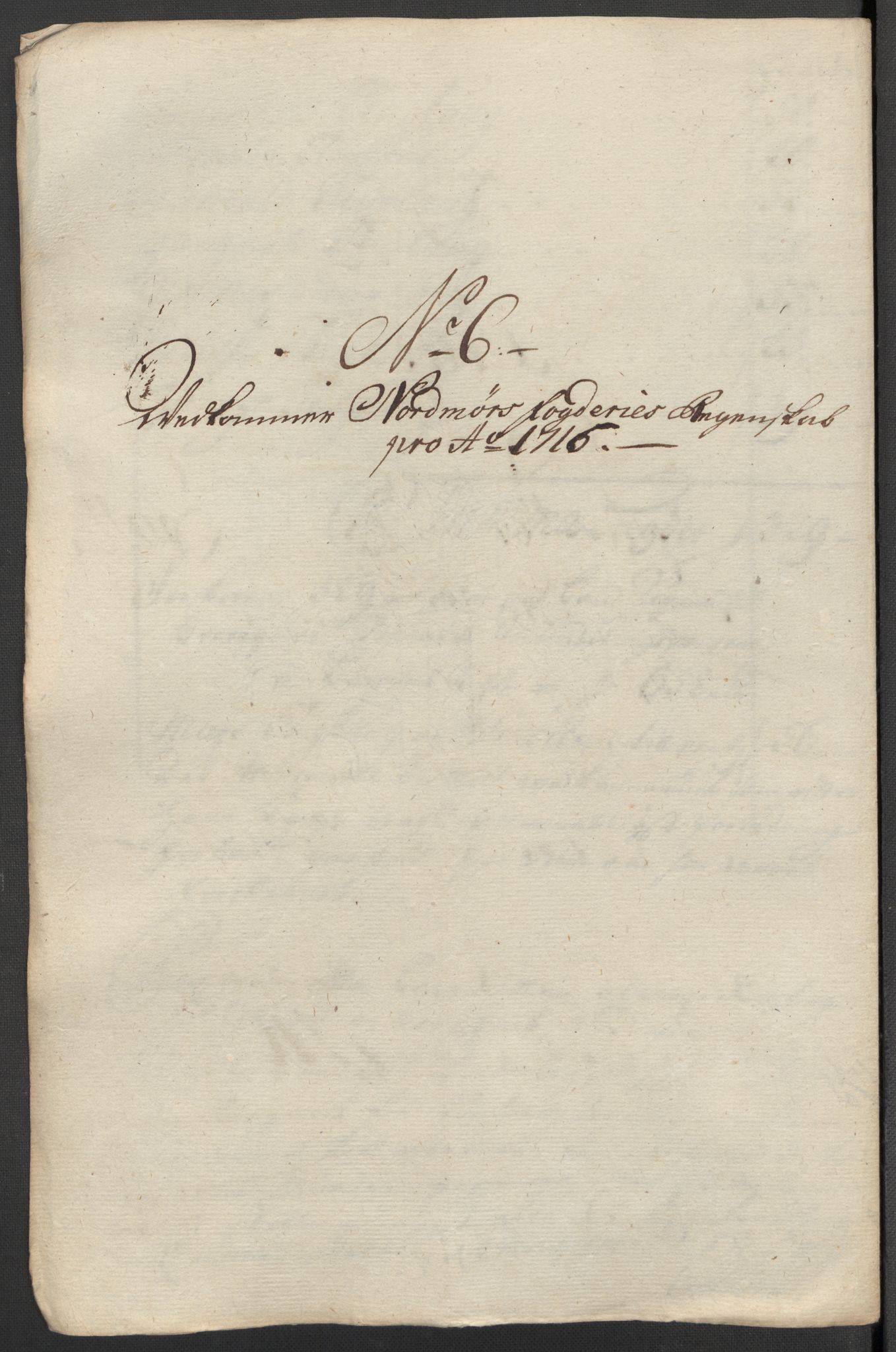 Rentekammeret inntil 1814, Reviderte regnskaper, Fogderegnskap, RA/EA-4092/R56/L3749: Fogderegnskap Nordmøre, 1716, s. 89