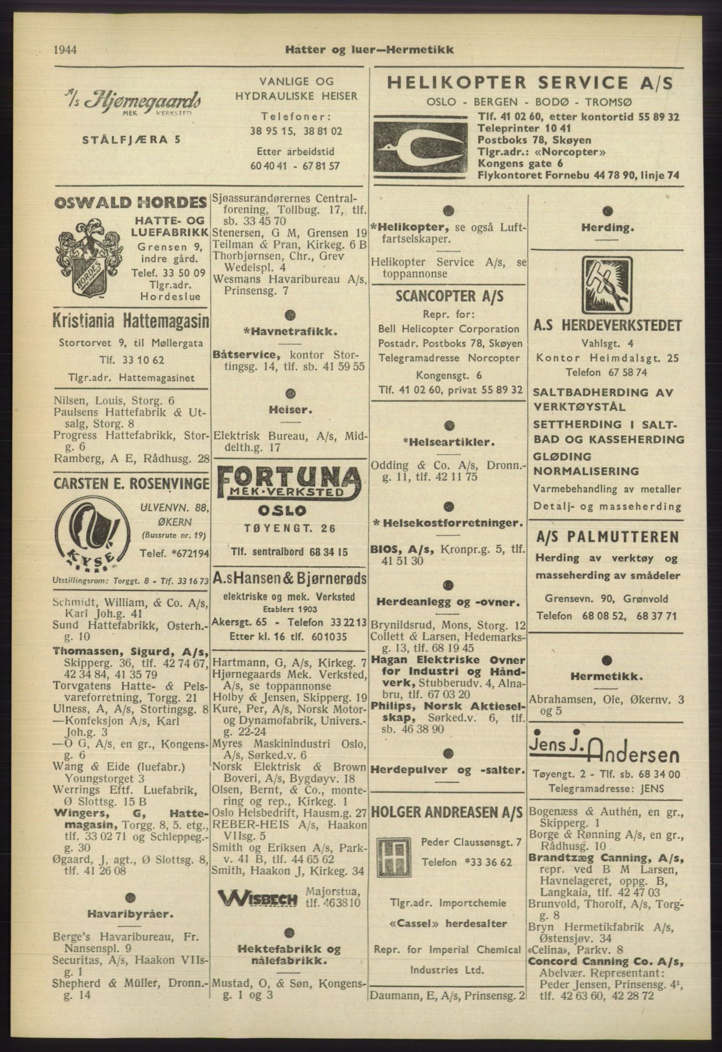 Kristiania/Oslo adressebok, PUBL/-, 1960-1961, s. 1944