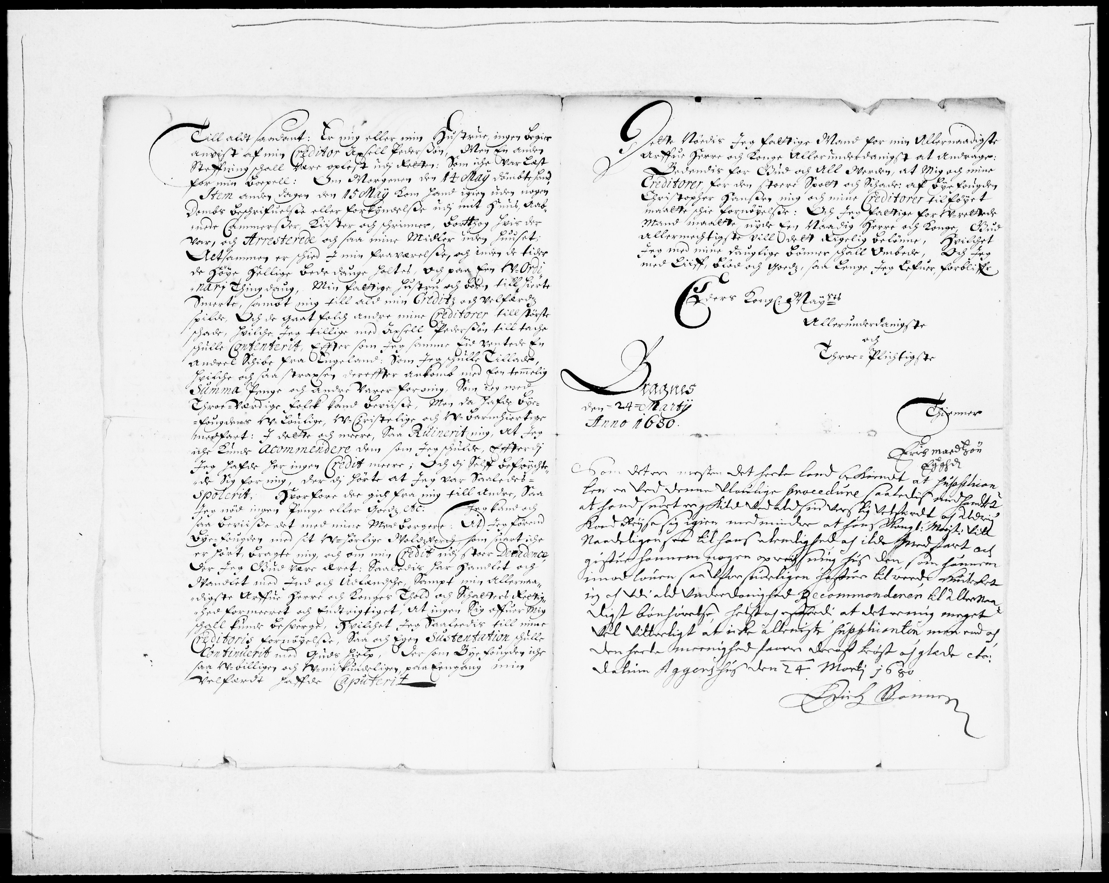 Danske Kanselli 1572-1799, AV/RA-EA-3023/F/Fc/Fcc/Fcca/L0033: Norske innlegg 1572-1799, 1680-1681, s. 190