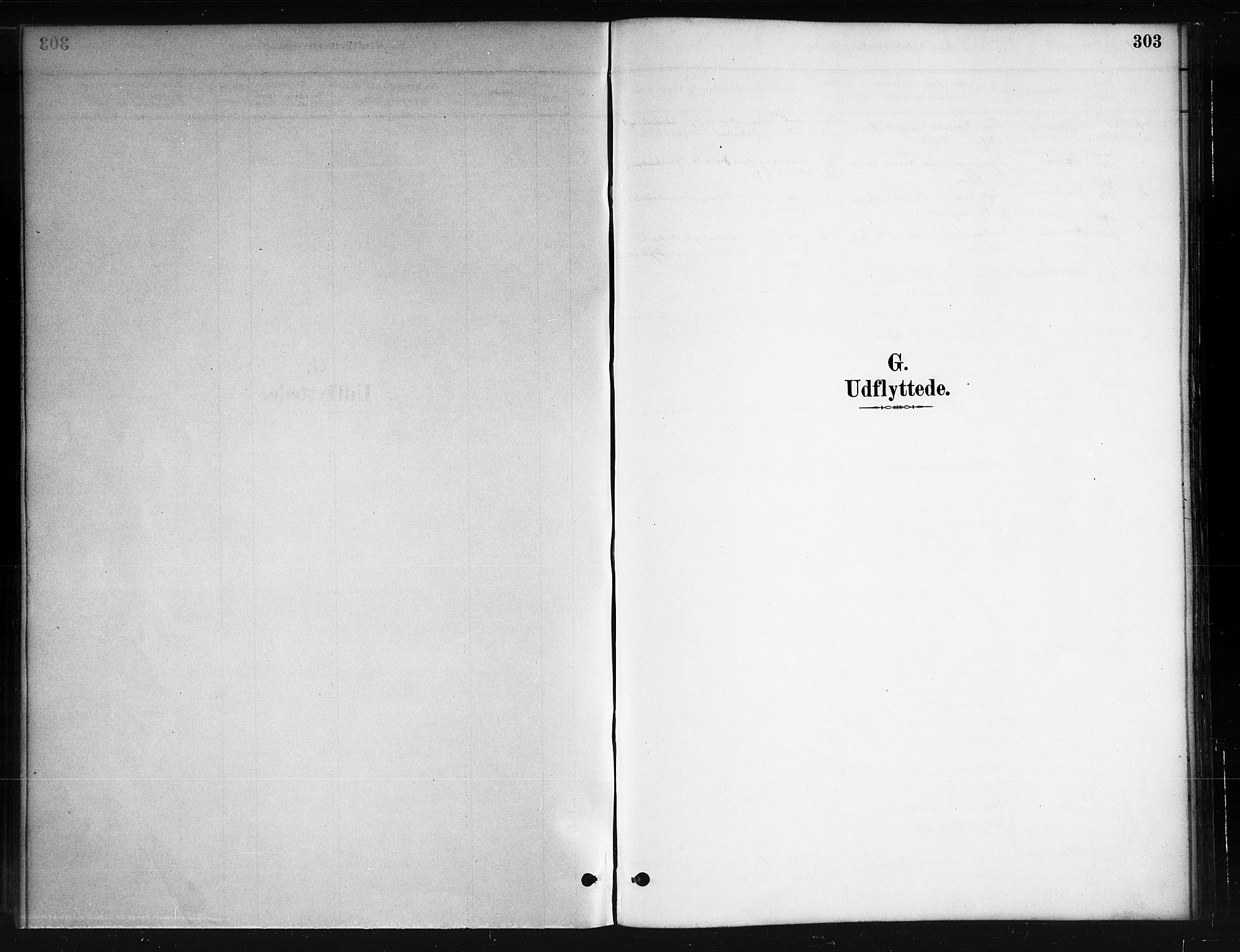 Ministerialprotokoller, klokkerbøker og fødselsregistre - Nordland, AV/SAT-A-1459/874/L1059: Ministerialbok nr. 874A03, 1884-1890, s. 303
