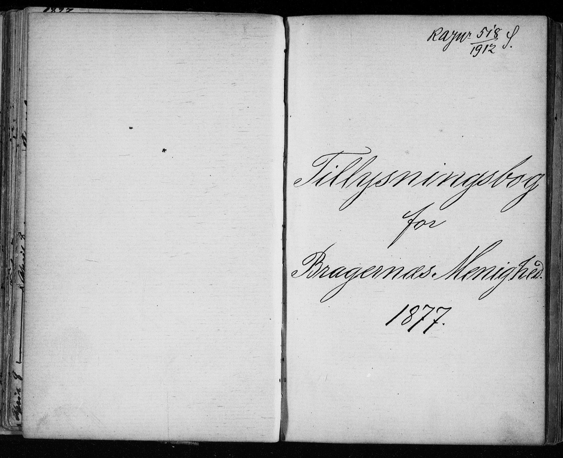 Bragernes kirkebøker, AV/SAKO-A-6/H/Ha/L0006: Lysningsprotokoll nr. 6, 1873-1896