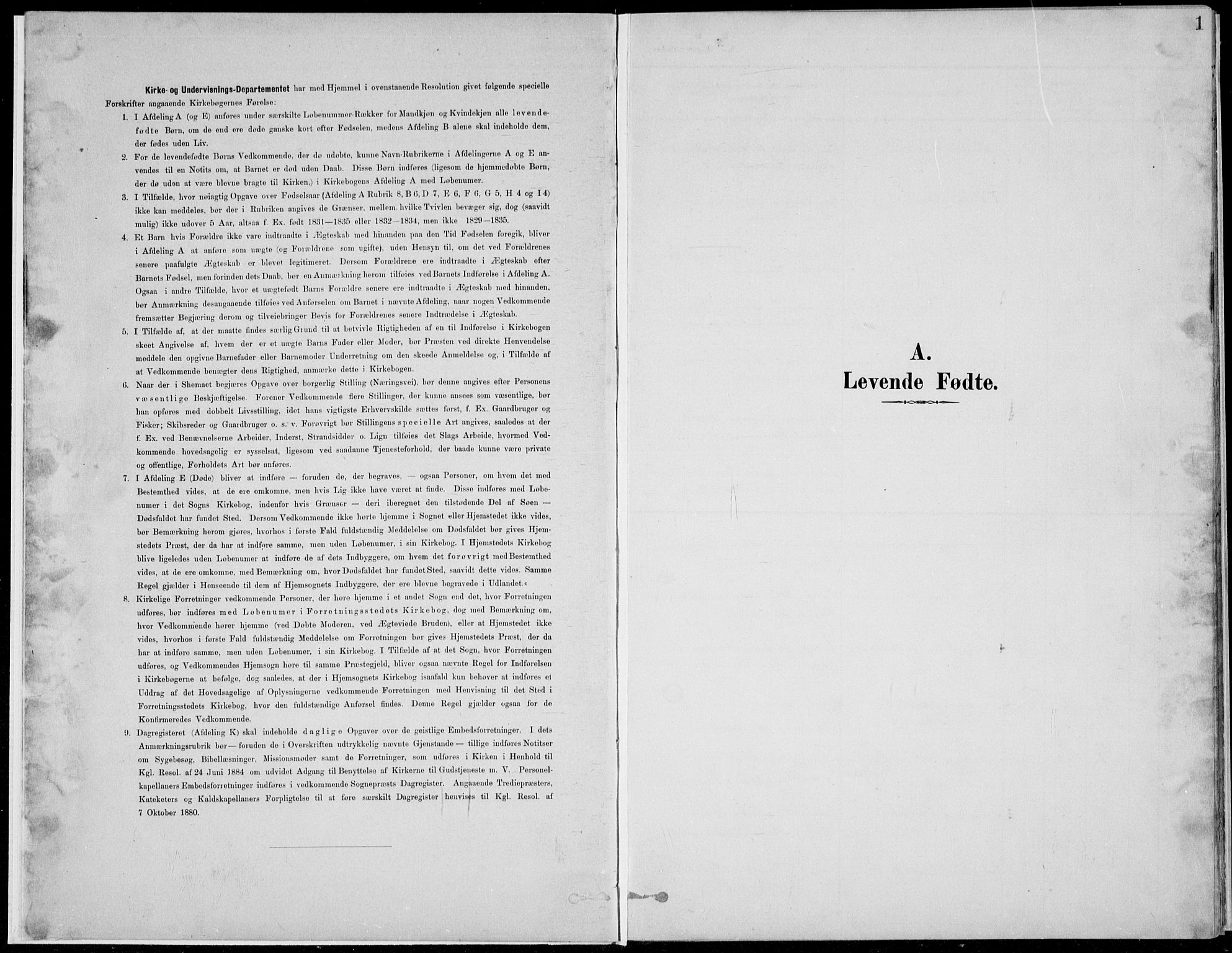 Nordre Land prestekontor, AV/SAH-PREST-124/H/Ha/Hab/L0013: Klokkerbok nr. 13, 1891-1904, s. 1