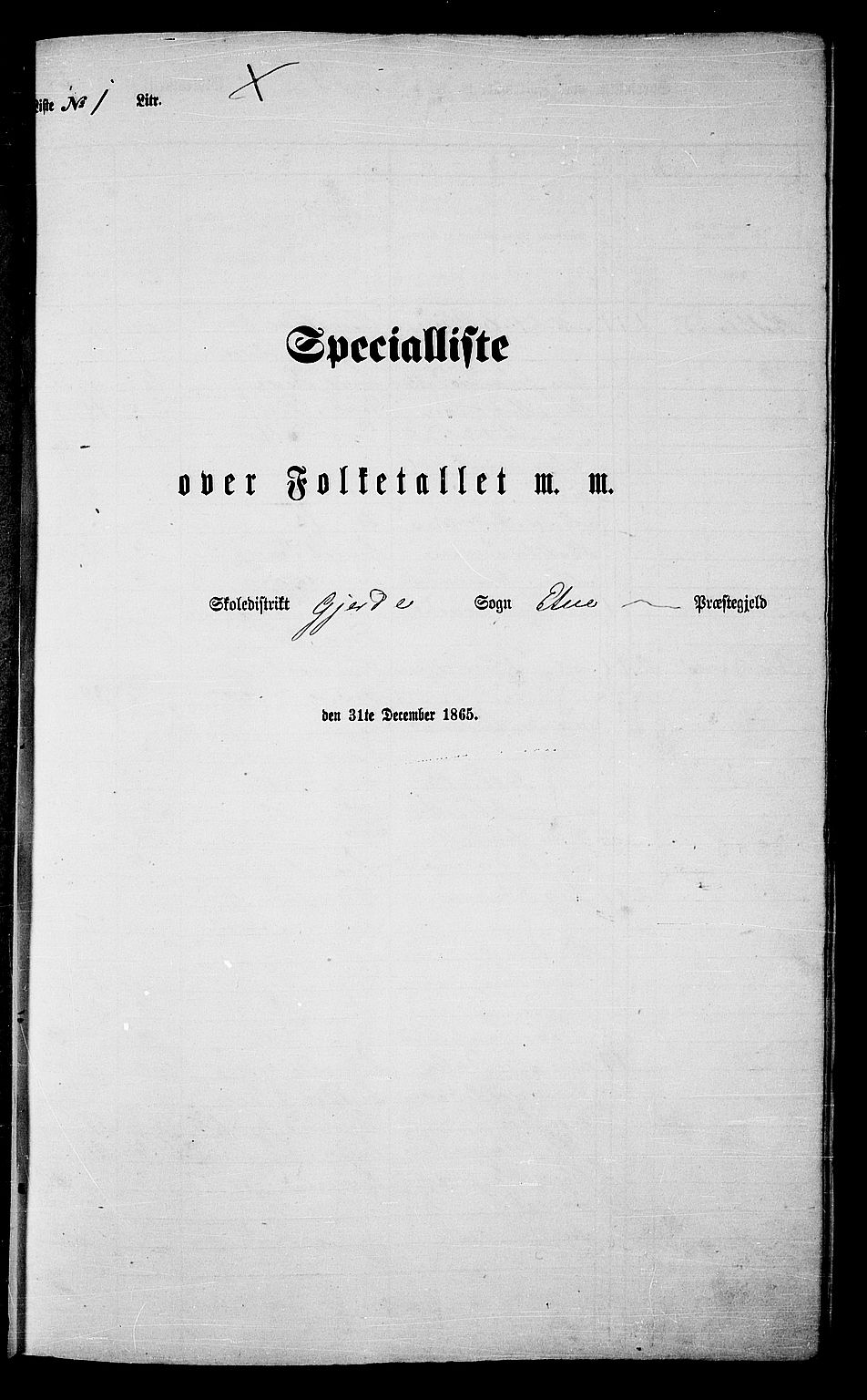 RA, Folketelling 1865 for 1211P Etne prestegjeld, 1865, s. 11
