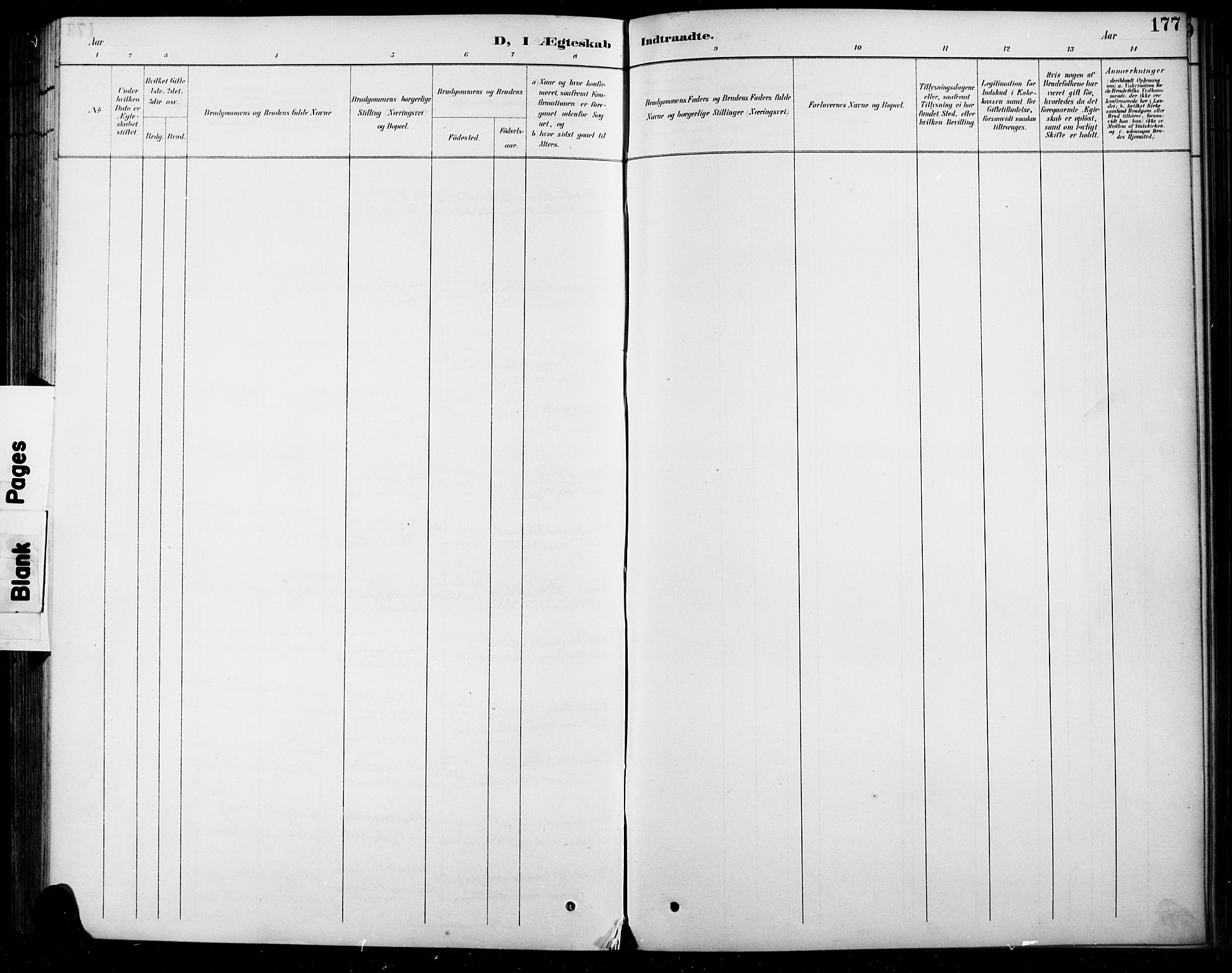 Sel prestekontor, SAH/PREST-074/H/Ha/Hab/L0005: Klokkerbok nr. 5, 1894-1923, s. 177