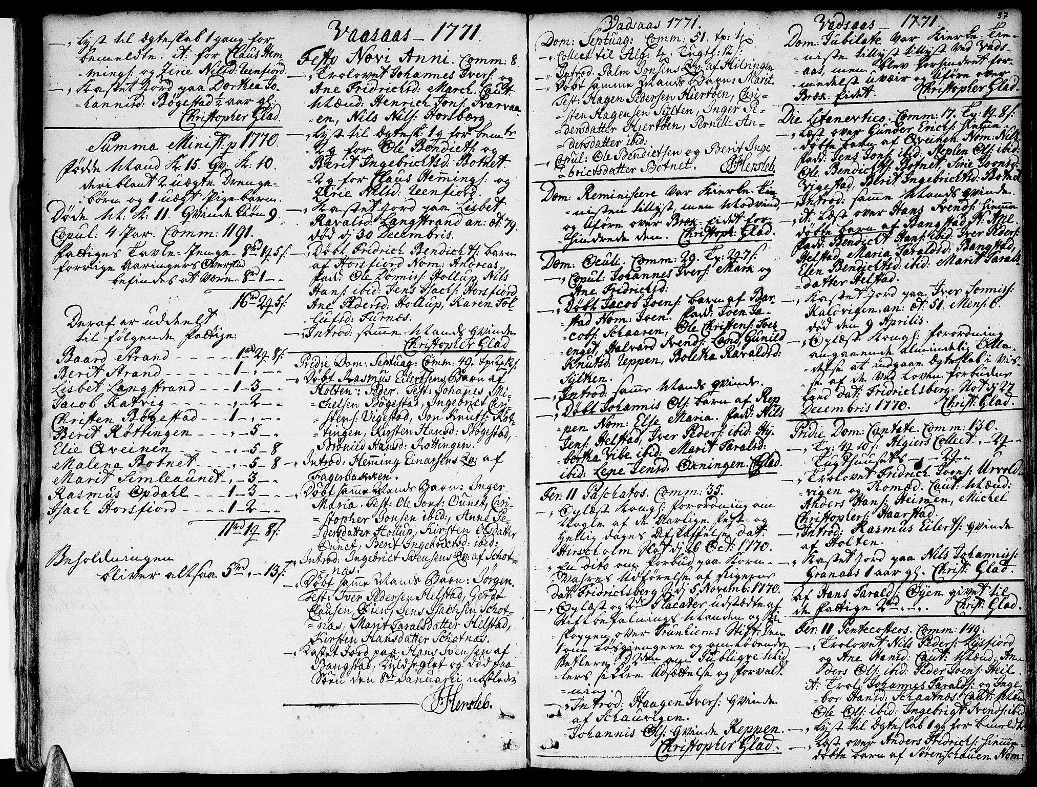 Ministerialprotokoller, klokkerbøker og fødselsregistre - Nordland, SAT/A-1459/810/L0137: Ministerialbok nr. 810A01, 1752-1817, s. 37