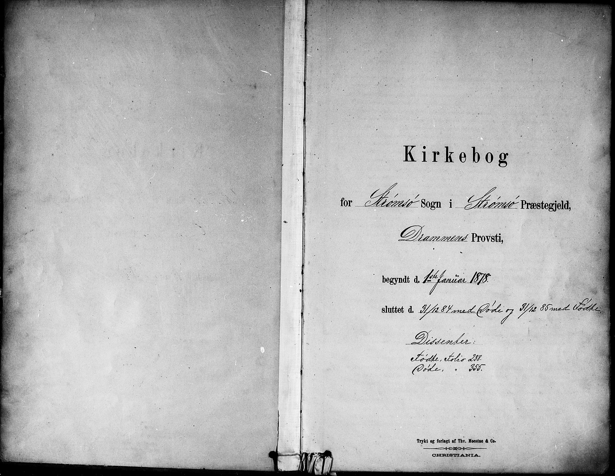 Strømsø kirkebøker, SAKO/A-246/F/Fa/L0021: Ministerialbok nr. I 21, 1878-1885
