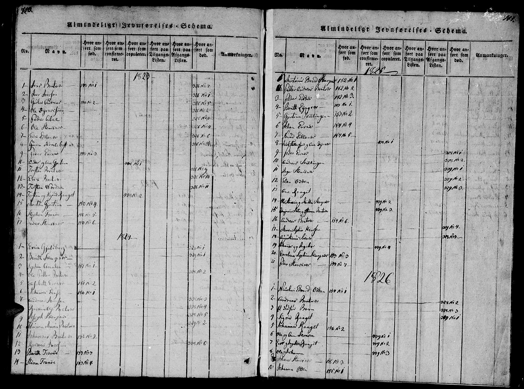 Ministerialprotokoller, klokkerbøker og fødselsregistre - Møre og Romsdal, SAT/A-1454/581/L0934: Ministerialbok nr. 581A03 /2, 1819-1827, s. 710-711