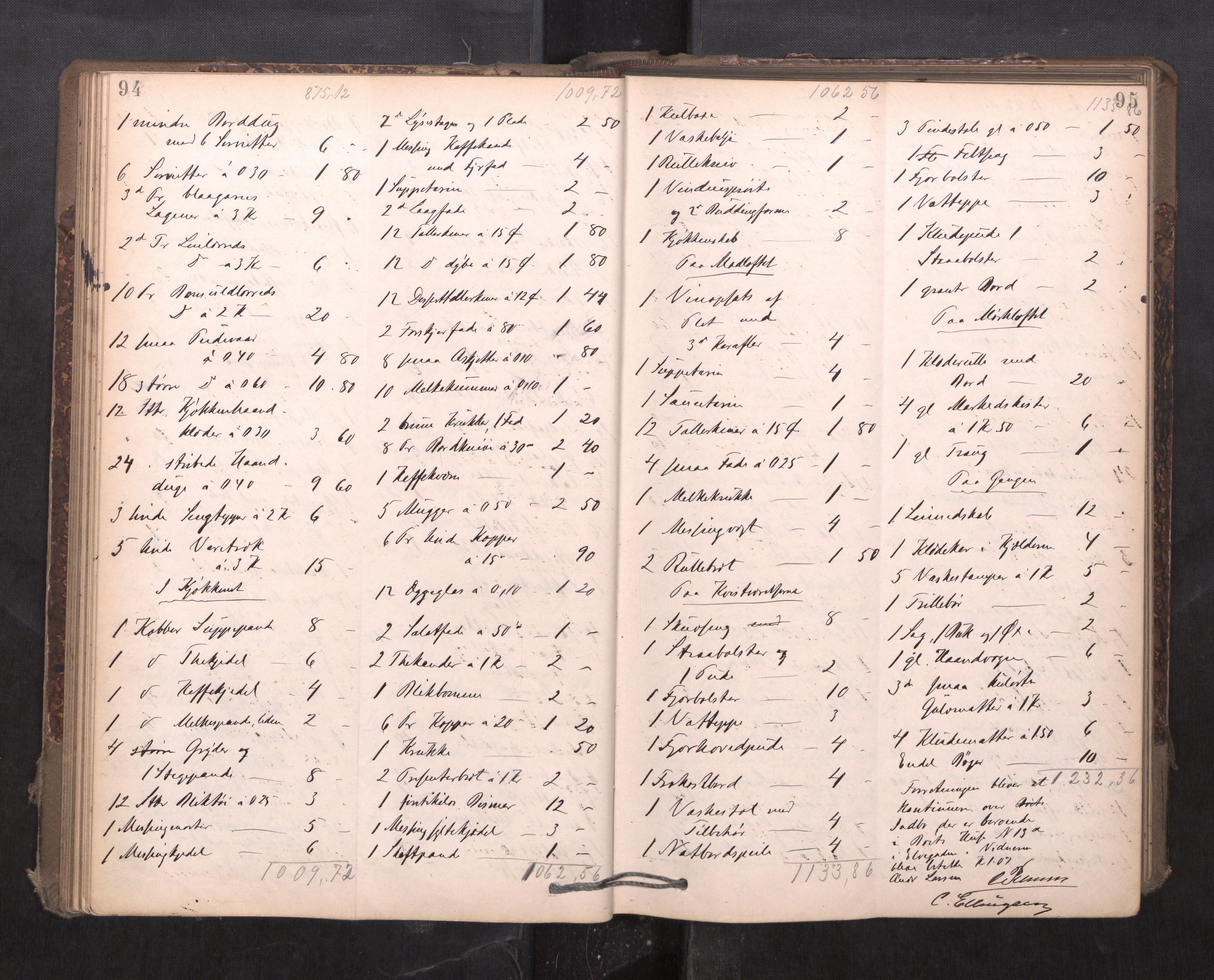 Trondheim byfogd, AV/SAT-A-0003/1/3/3C/L0015: Skifteregistreringsprotokoll - 24/2-21/3 (u/ register), 1893-1899, s. 94-95
