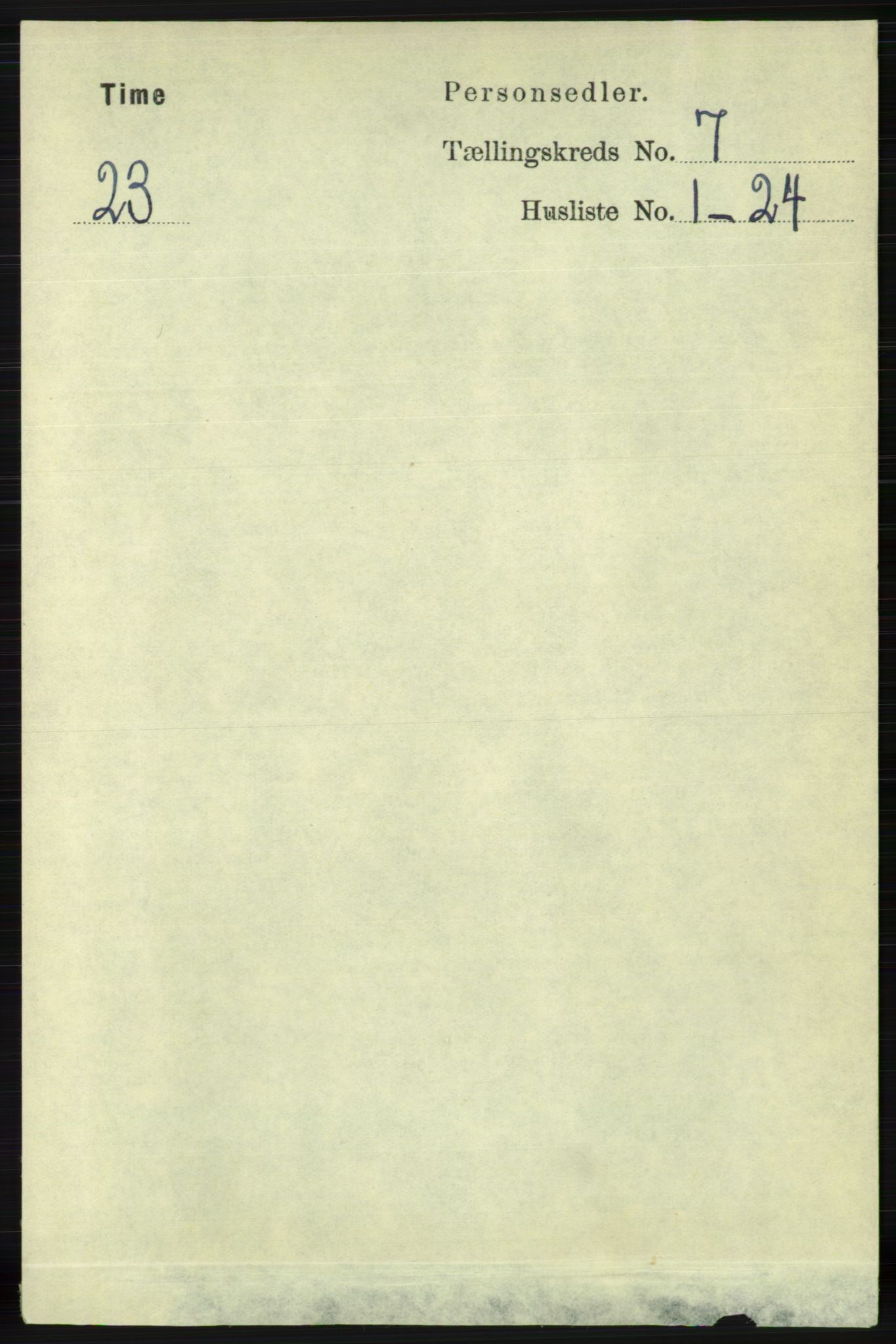 RA, Folketelling 1891 for 1121 Time herred, 1891, s. 2599
