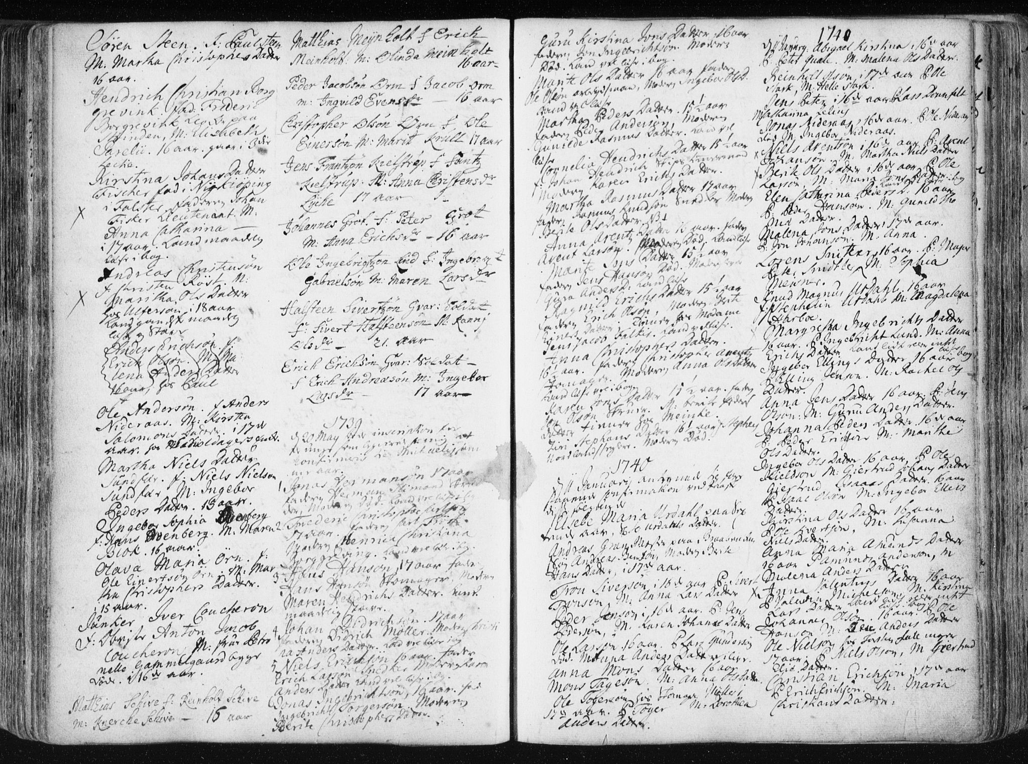 Ministerialprotokoller, klokkerbøker og fødselsregistre - Sør-Trøndelag, AV/SAT-A-1456/601/L0036: Ministerialbok nr. 601A04, 1729-1769