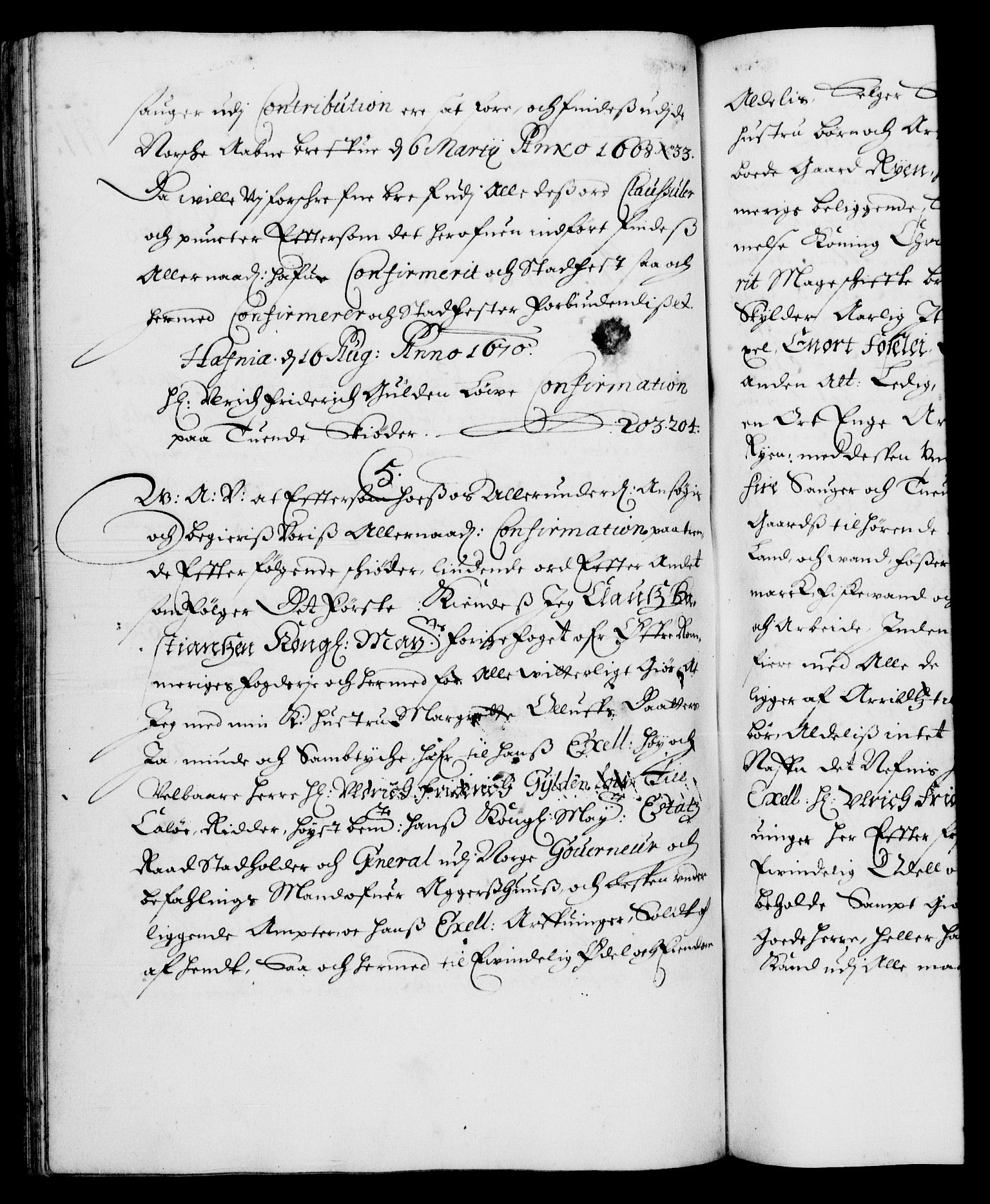 Danske Kanselli 1572-1799, RA/EA-3023/F/Fc/Fca/Fcaa/L0011: Norske registre (mikrofilm), 1670-1673, s. 111b