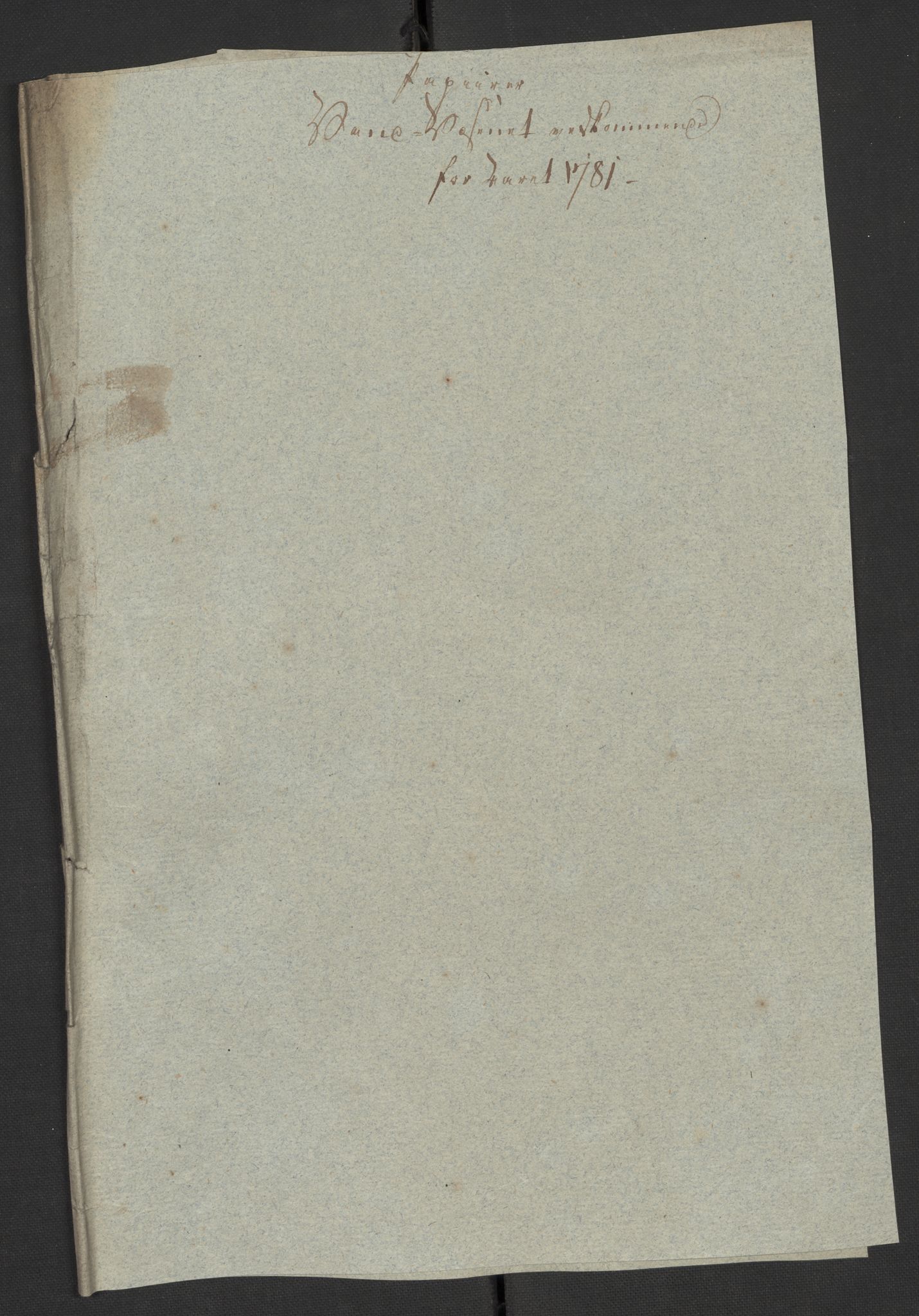 Oslo politidistrikt, SAO/A-10085/D/Da/L0003: Innkomne brev, pro memoria m.v., 1781, s. 322