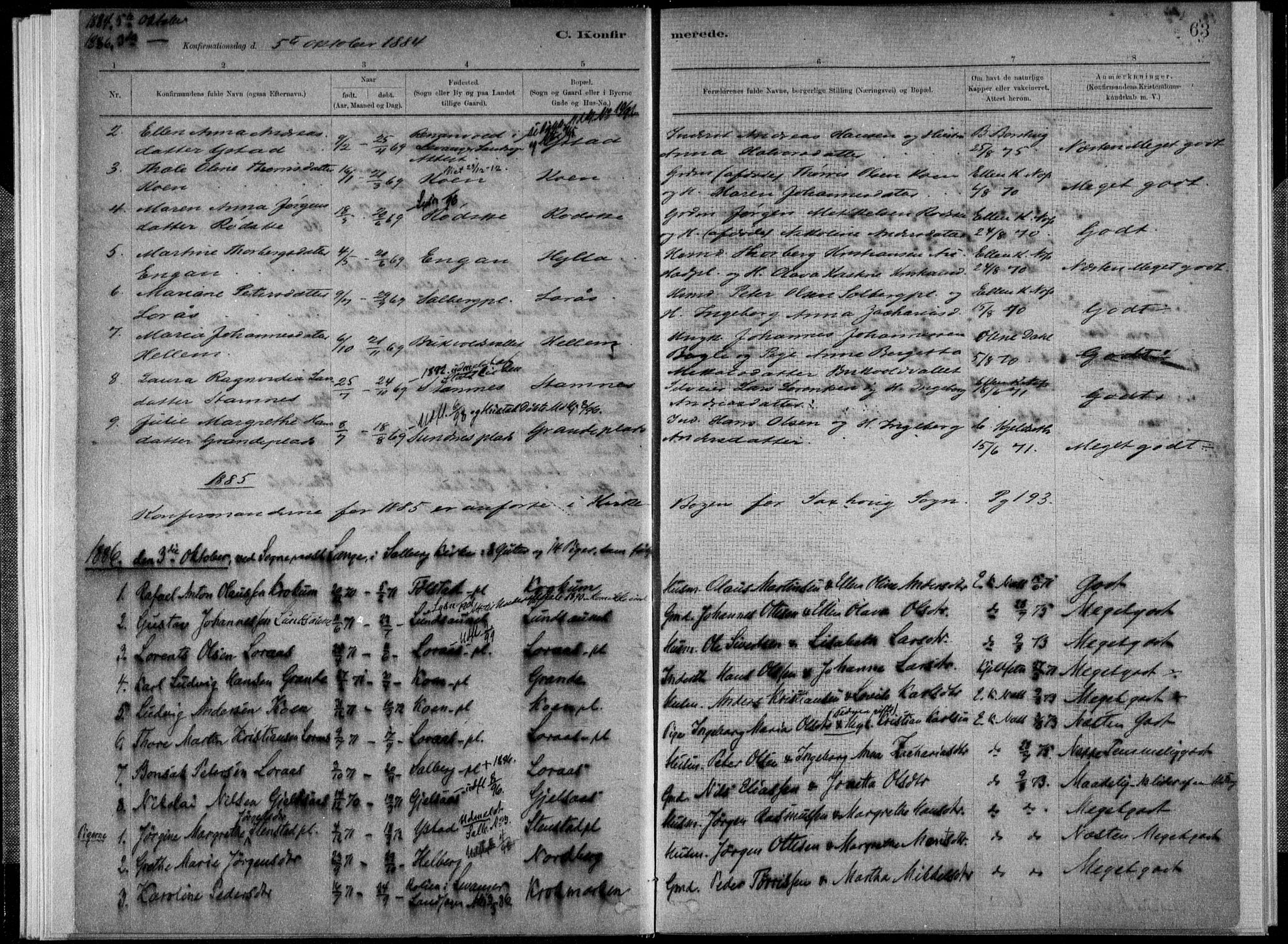 Ministerialprotokoller, klokkerbøker og fødselsregistre - Nord-Trøndelag, SAT/A-1458/731/L0309: Ministerialbok nr. 731A01, 1879-1918, s. 63