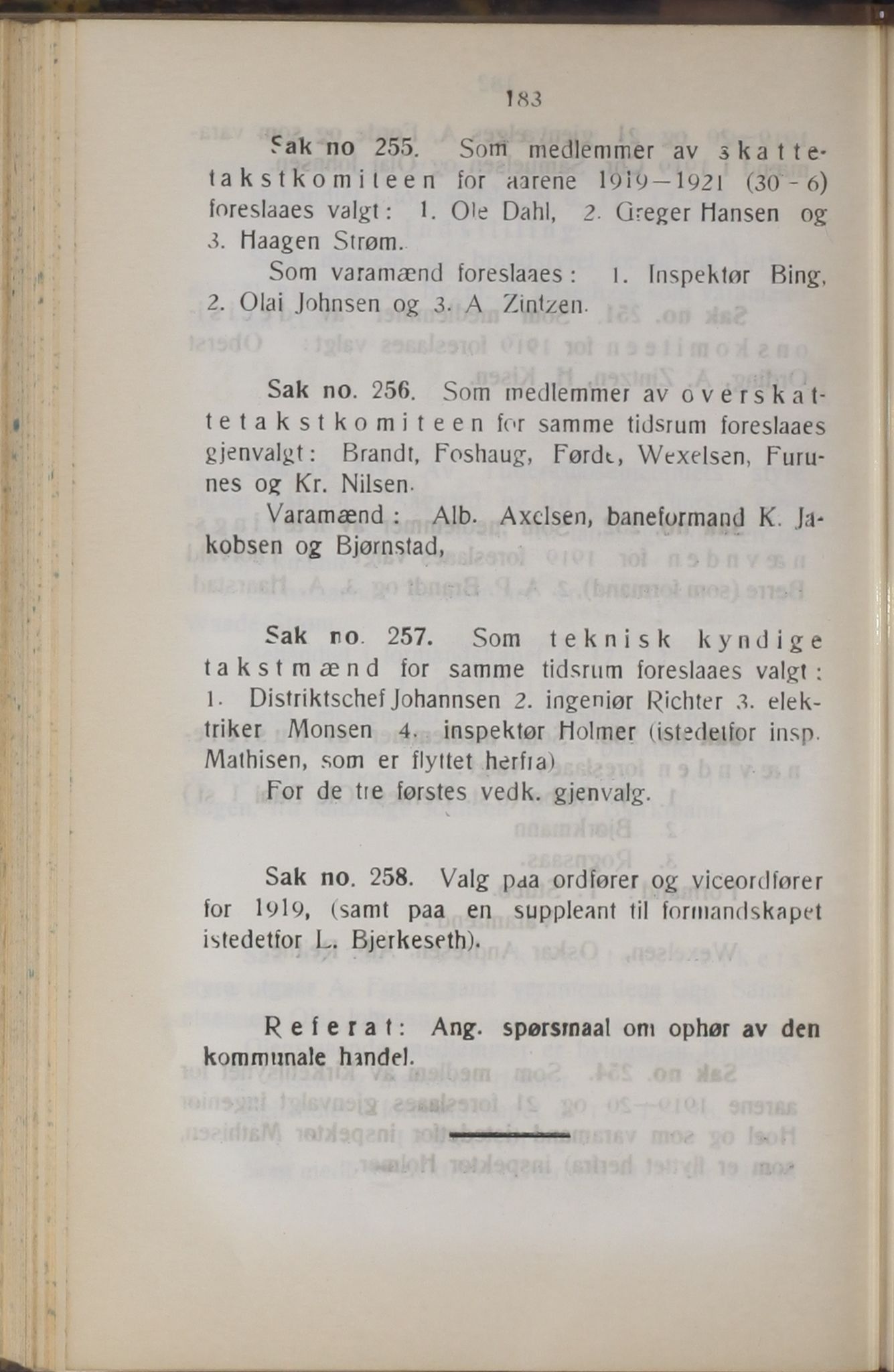 Narvik kommune. Formannskap , AIN/K-18050.150/A/Ab/L0008: Møtebok, 1918