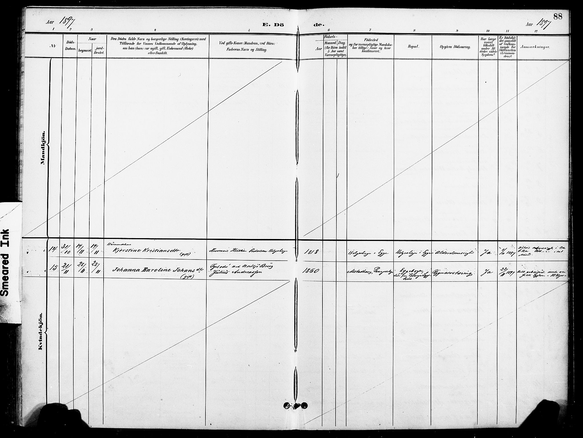 Ministerialprotokoller, klokkerbøker og fødselsregistre - Nord-Trøndelag, AV/SAT-A-1458/740/L0379: Ministerialbok nr. 740A02, 1895-1907, s. 88
