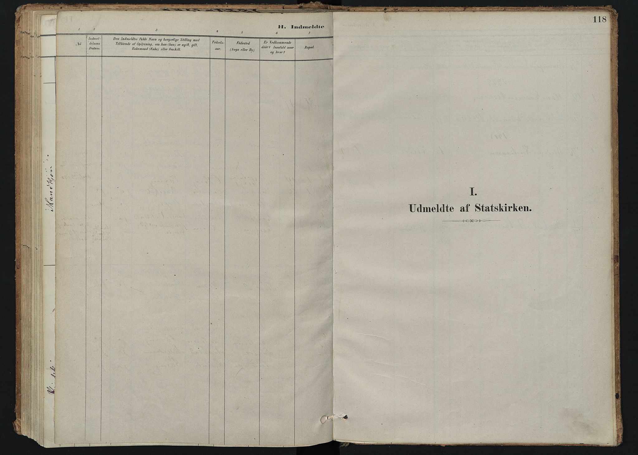 Hedrum kirkebøker, SAKO/A-344/F/Fc/L0001: Ministerialbok nr. III 1, 1881-1906, s. 118