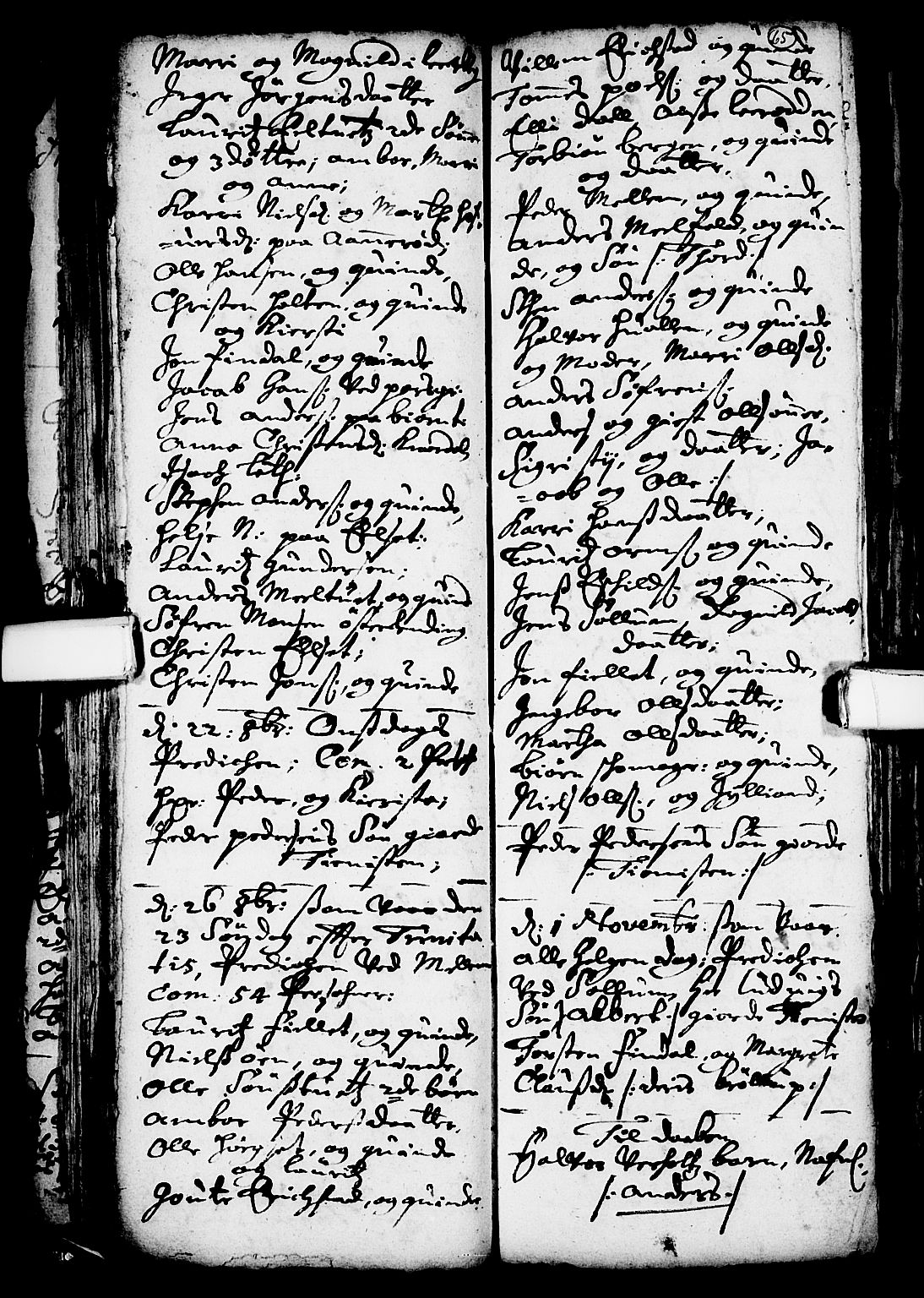 Solum kirkebøker, AV/SAKO-A-306/F/Fa/L0001: Ministerialbok nr. I 1, 1701-1716, s. 65