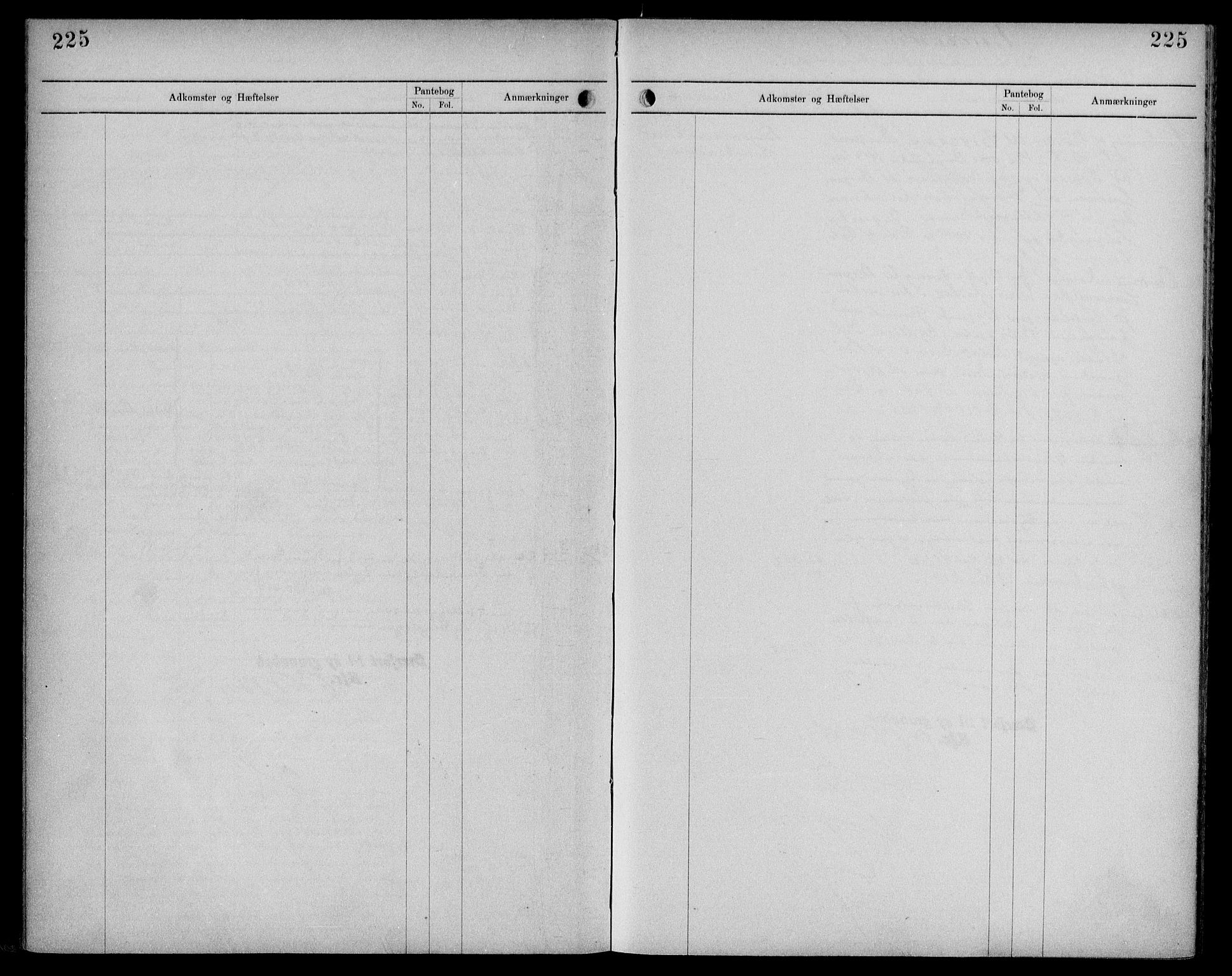 Byfogd og Byskriver i Bergen, SAB/A-3401/03/03AdD/L0060: Panteregister nr. A.d.D.60, 1894-1936, s. 225