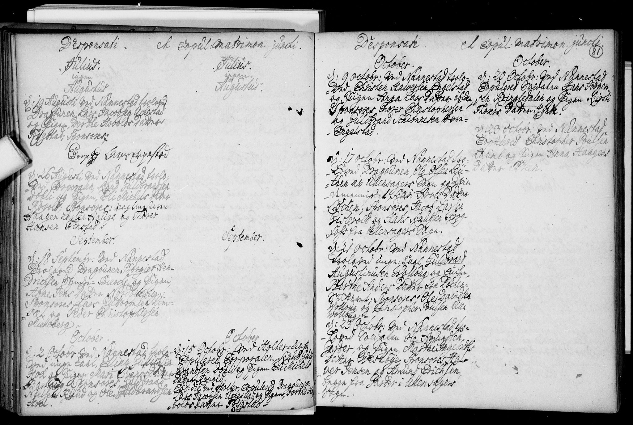 Nannestad prestekontor Kirkebøker, SAO/A-10414a/F/Fa/L0005: Ministerialbok nr. I 5, 1729-1738, s. 81