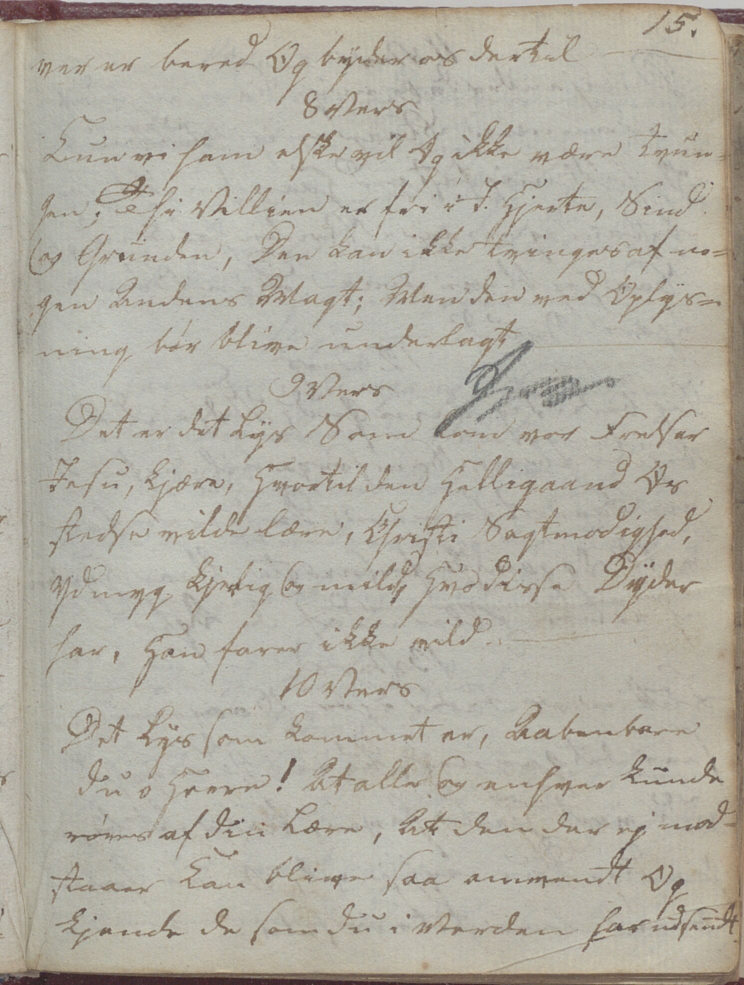 Heggtveitsamlingen, TMF/A-1007/H/L0047/0005: Kopibøker, brev etc.  / "MF I"(Kopibok frå Heggtveits samling), 1800-1823, s. 15