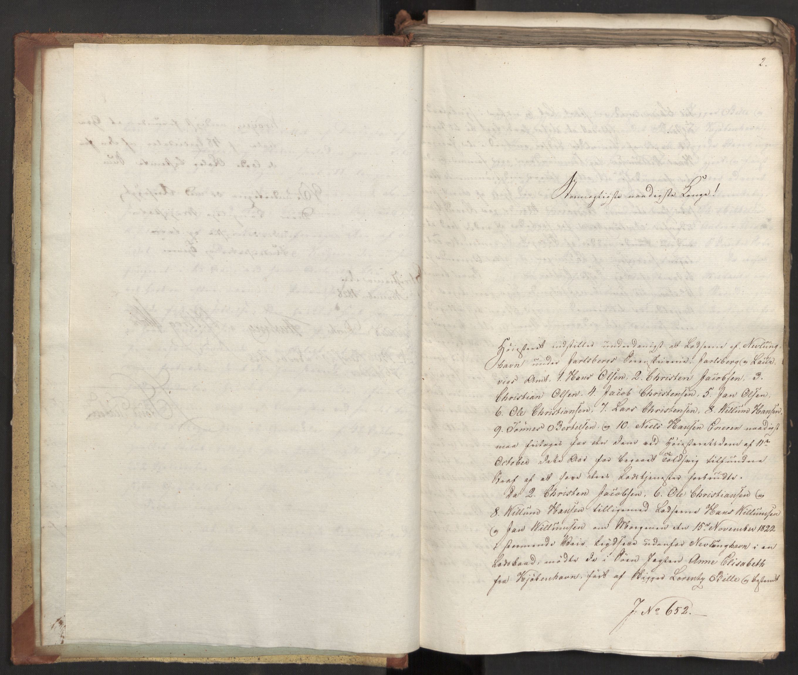 Statsrådsavdelingen i Stockholm, AV/RA-S-1003/D/Da/L0057: Regjeringsinnstillinger nr. 651-807, 1828, s. 4