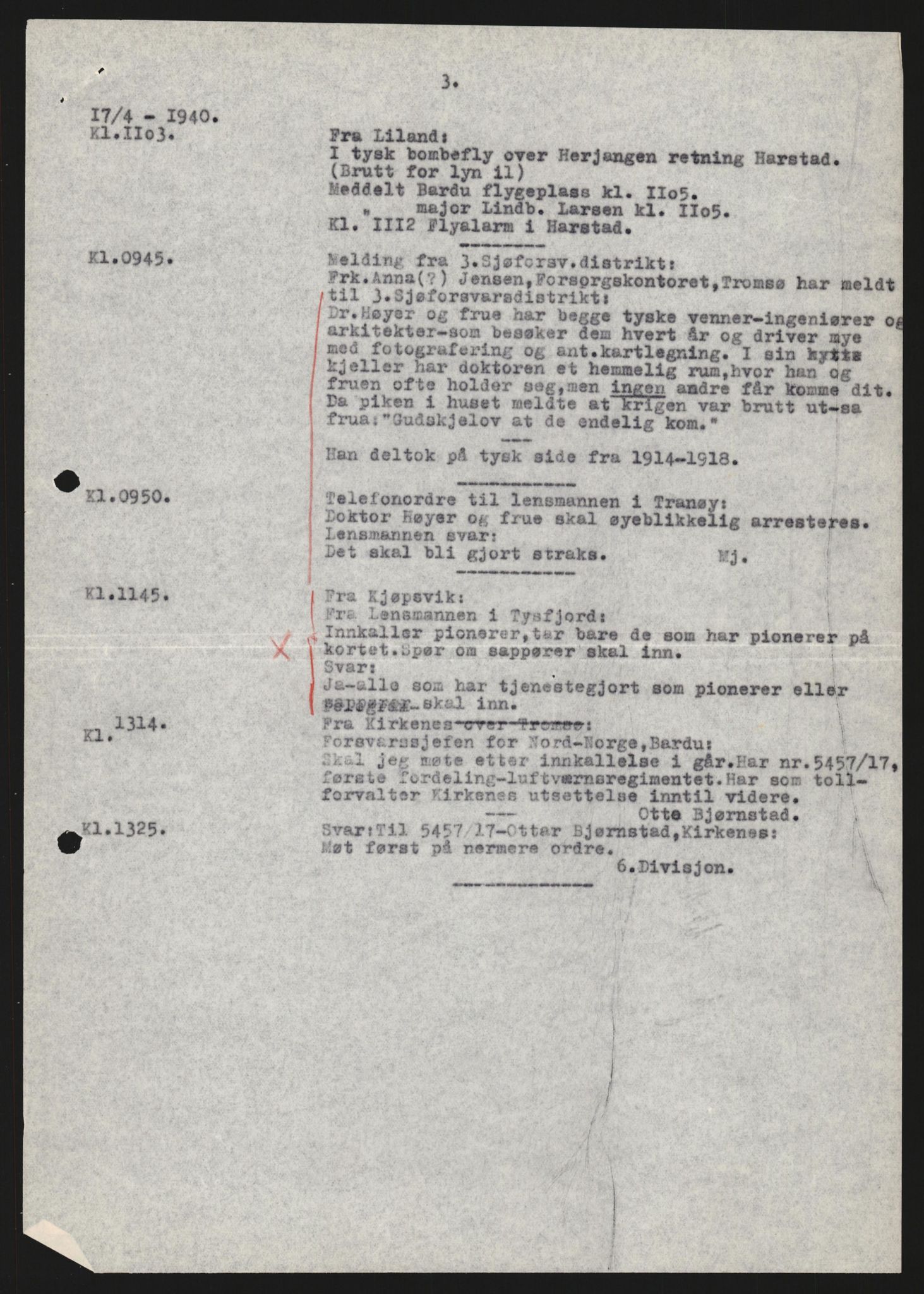 Forsvaret, Forsvarets krigshistoriske avdeling, RA/RAFA-2017/Y/Yb/L0133: II-C-11-600  -  6. Divisjon: Divisjonskommandoen, 1940, s. 636